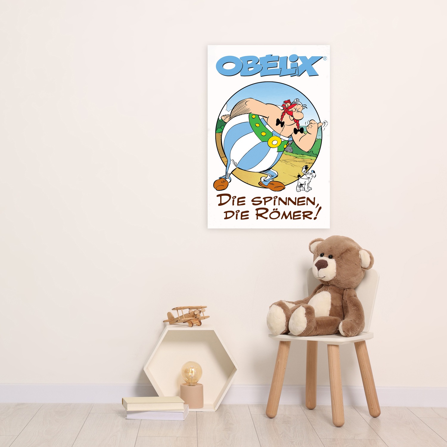 LuckyLinde Leinwandbild "Die Spinnen, die Römer", Cartoon-Comic-Fantasy-Fig günstig online kaufen