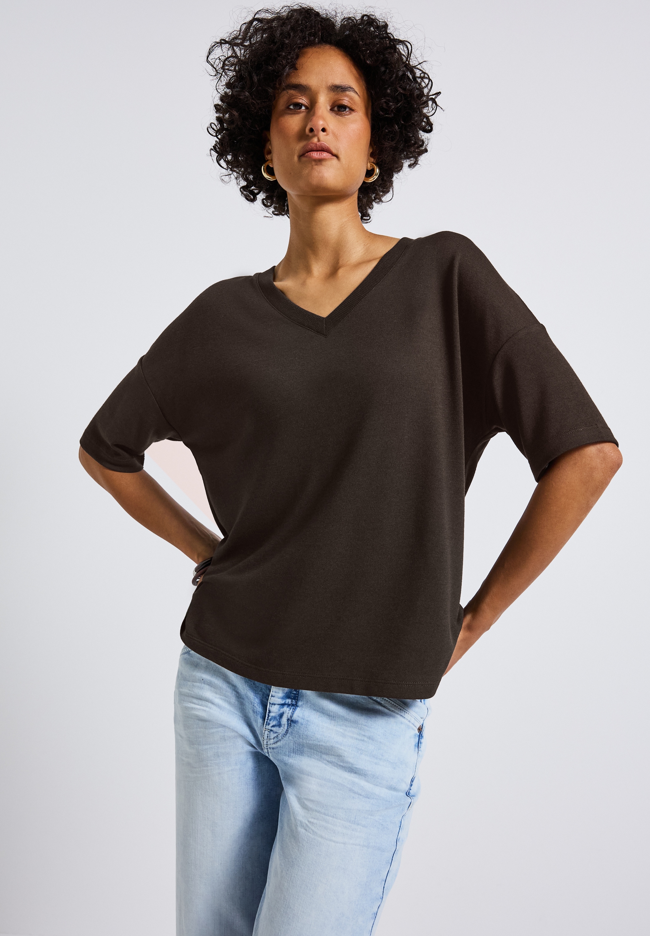 STREET ONE T-Shirt, aus softer Viskose günstig online kaufen