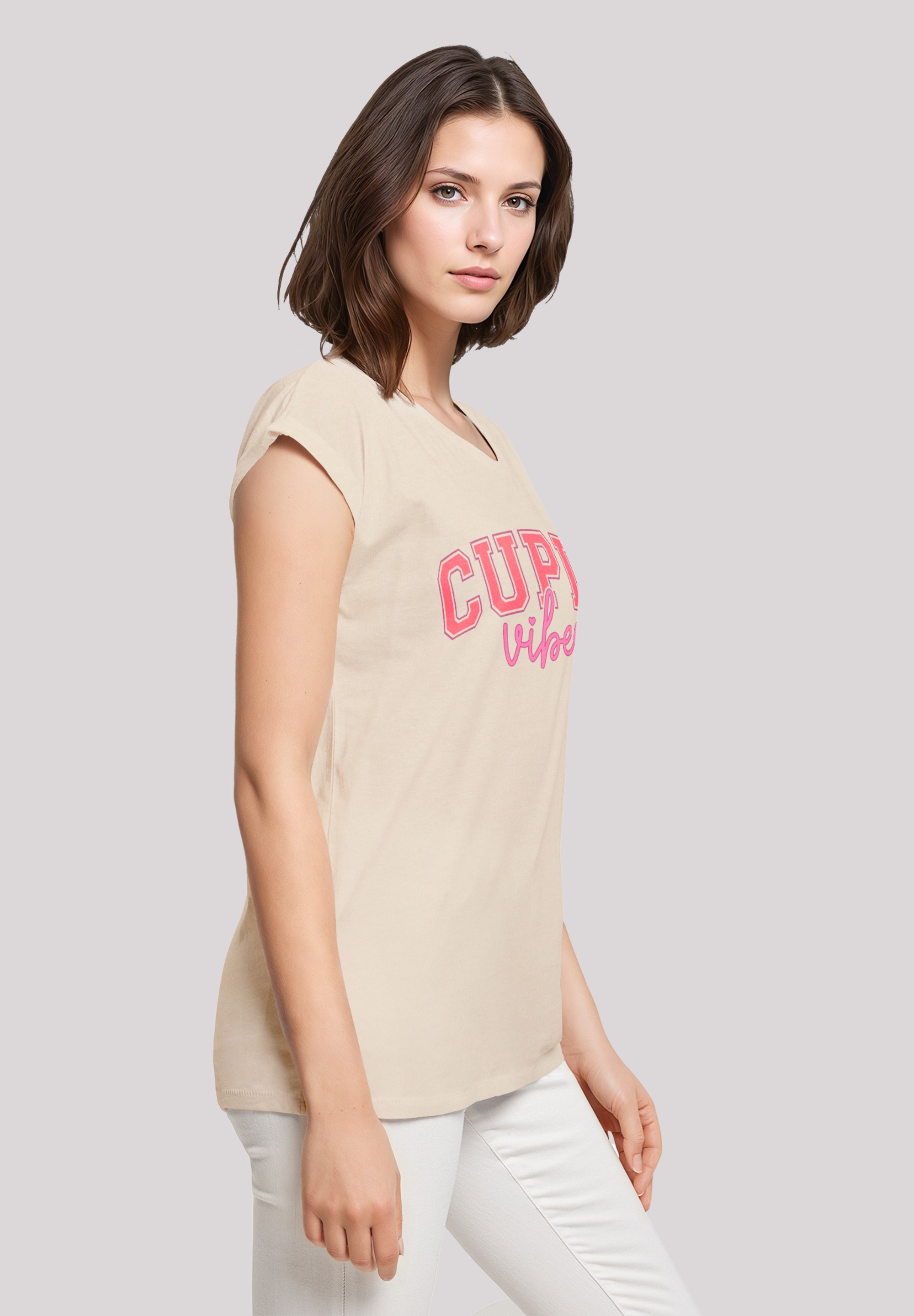 F4NT4STIC T-Shirt »Cupid Vibes Valentinstag Amor«, Premium Qualität