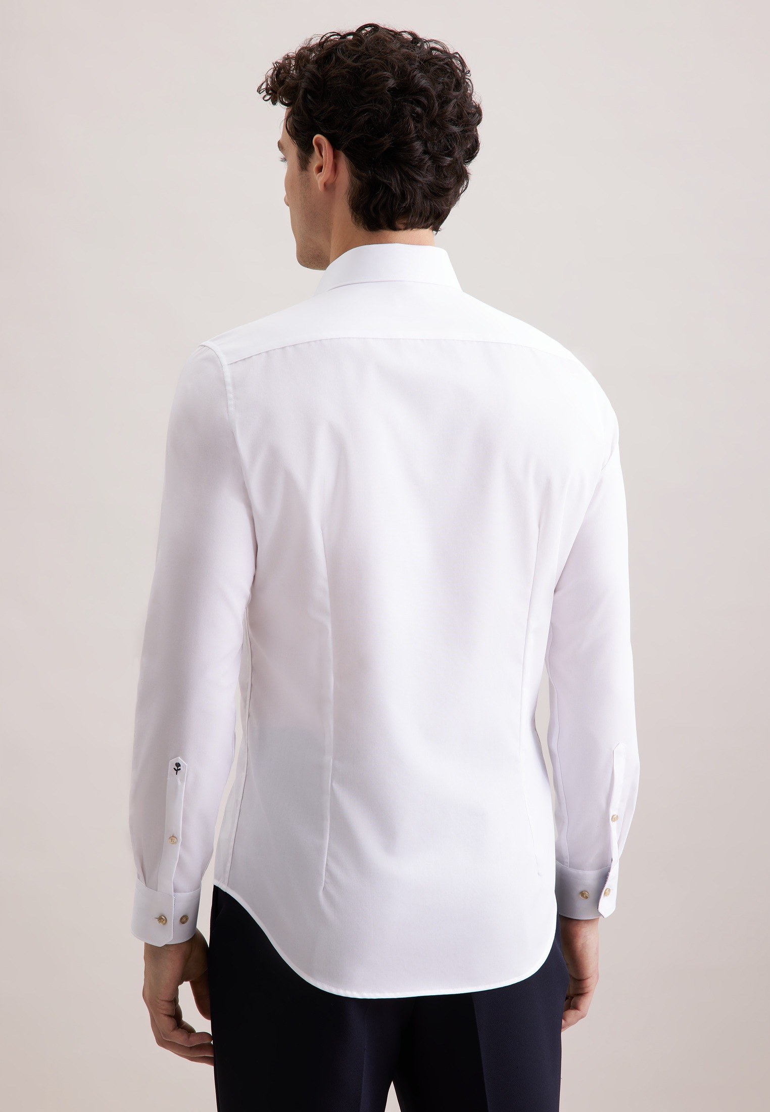 seidensticker Businesshemd »Schwarze Rose« Slim 1/1 Kentkragen Uni