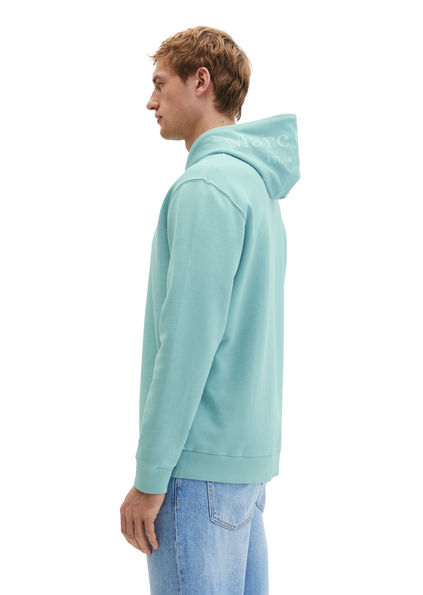 Marc O'Polo Sweatshirt »mit Logo-Print auf der Kapuze«
