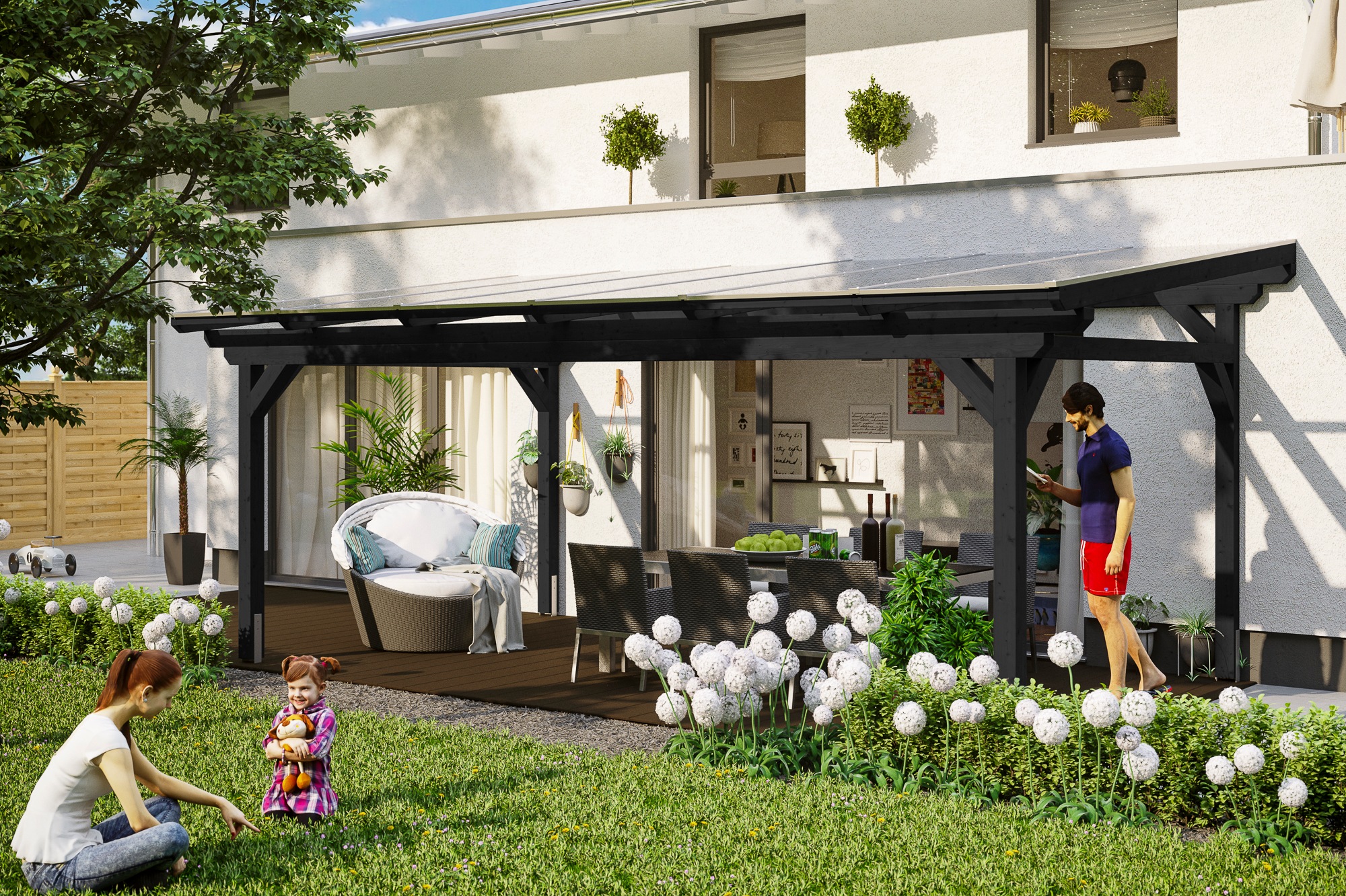 Skanholz Terrassendach »Sanremo«