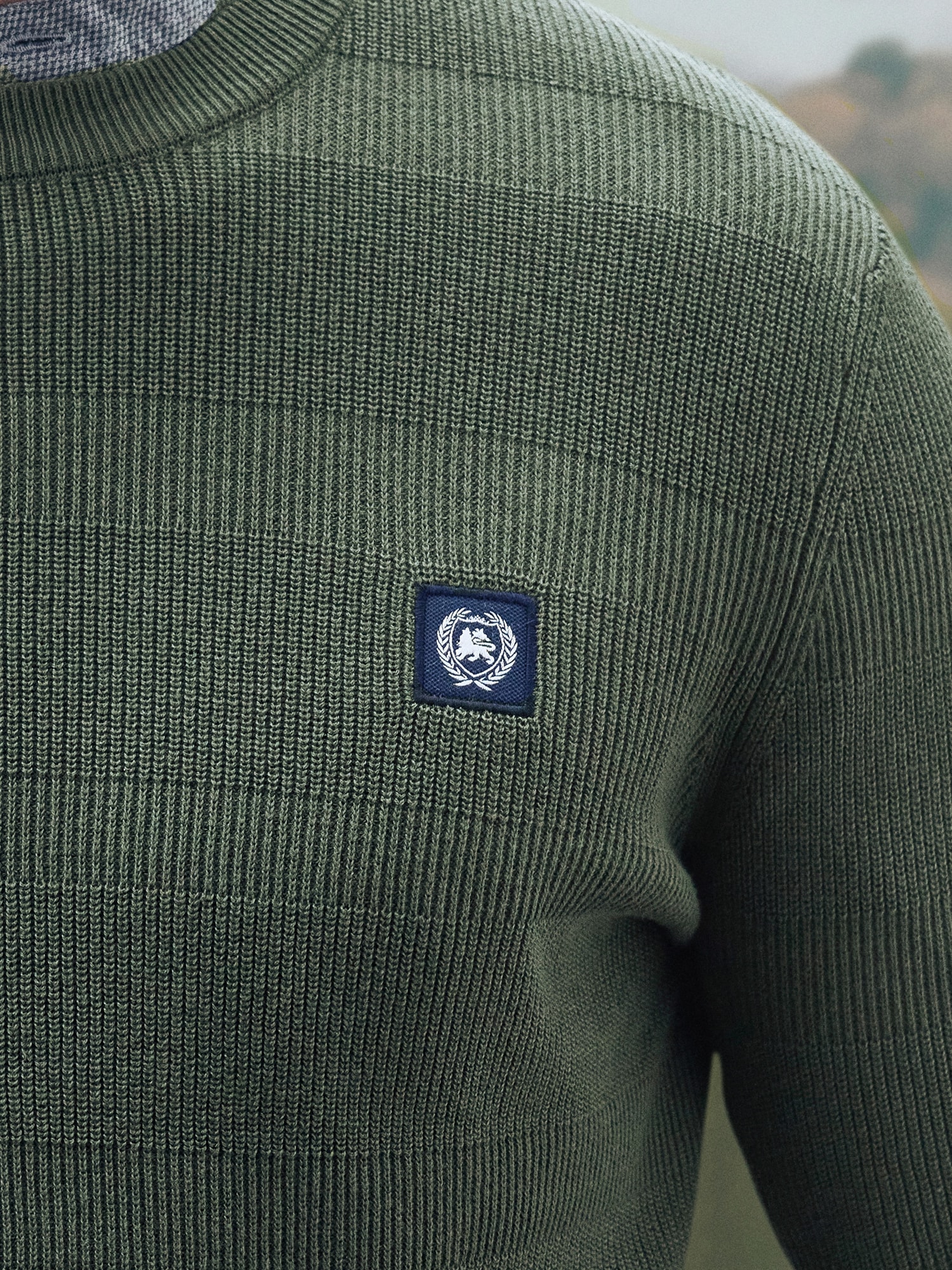 LERROS Strickpullover »Strickpullover für Herren, tonal gestreift«
