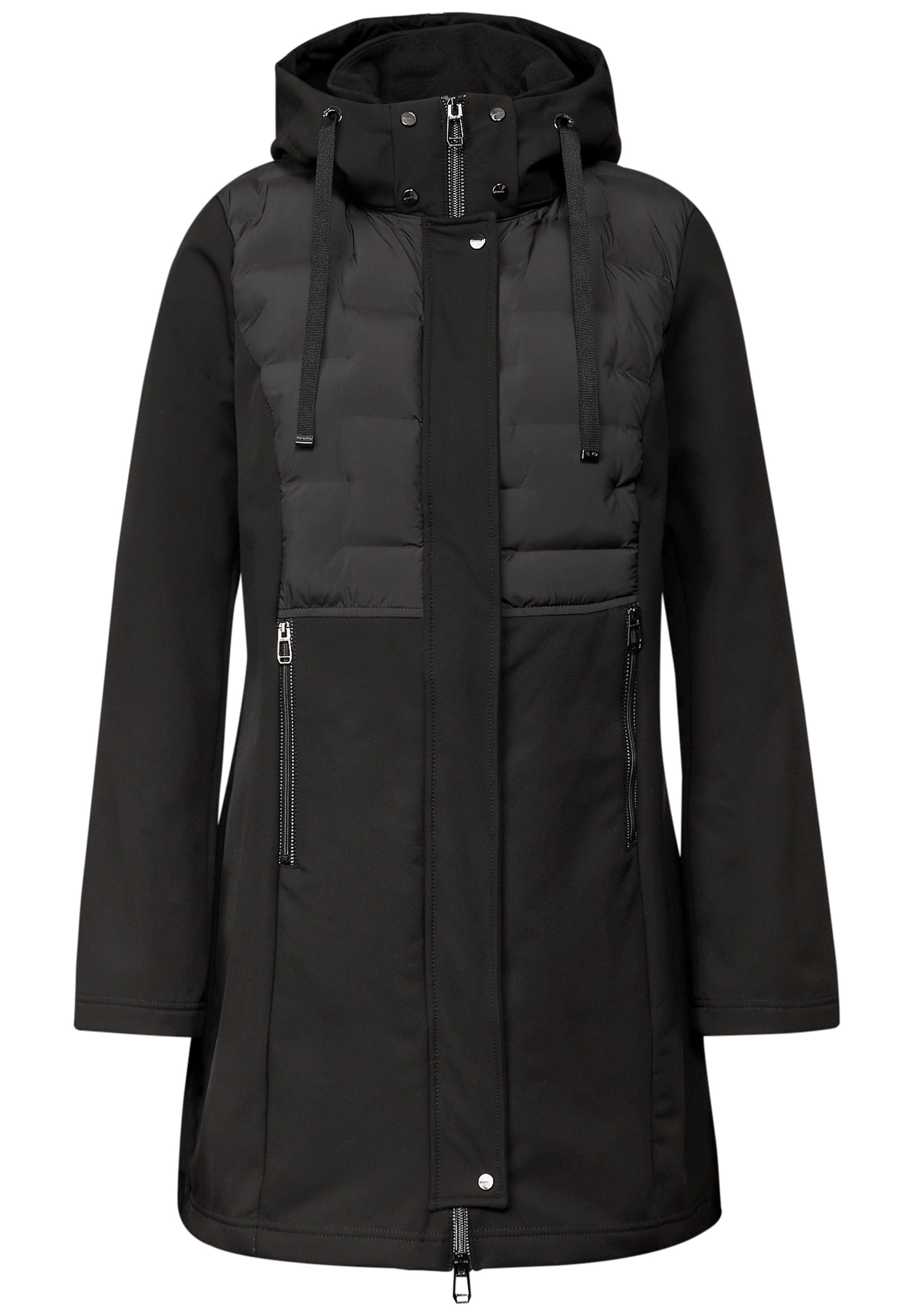 STREET ONE Softshelljacke, mit Kapuze, mit Fleece innen