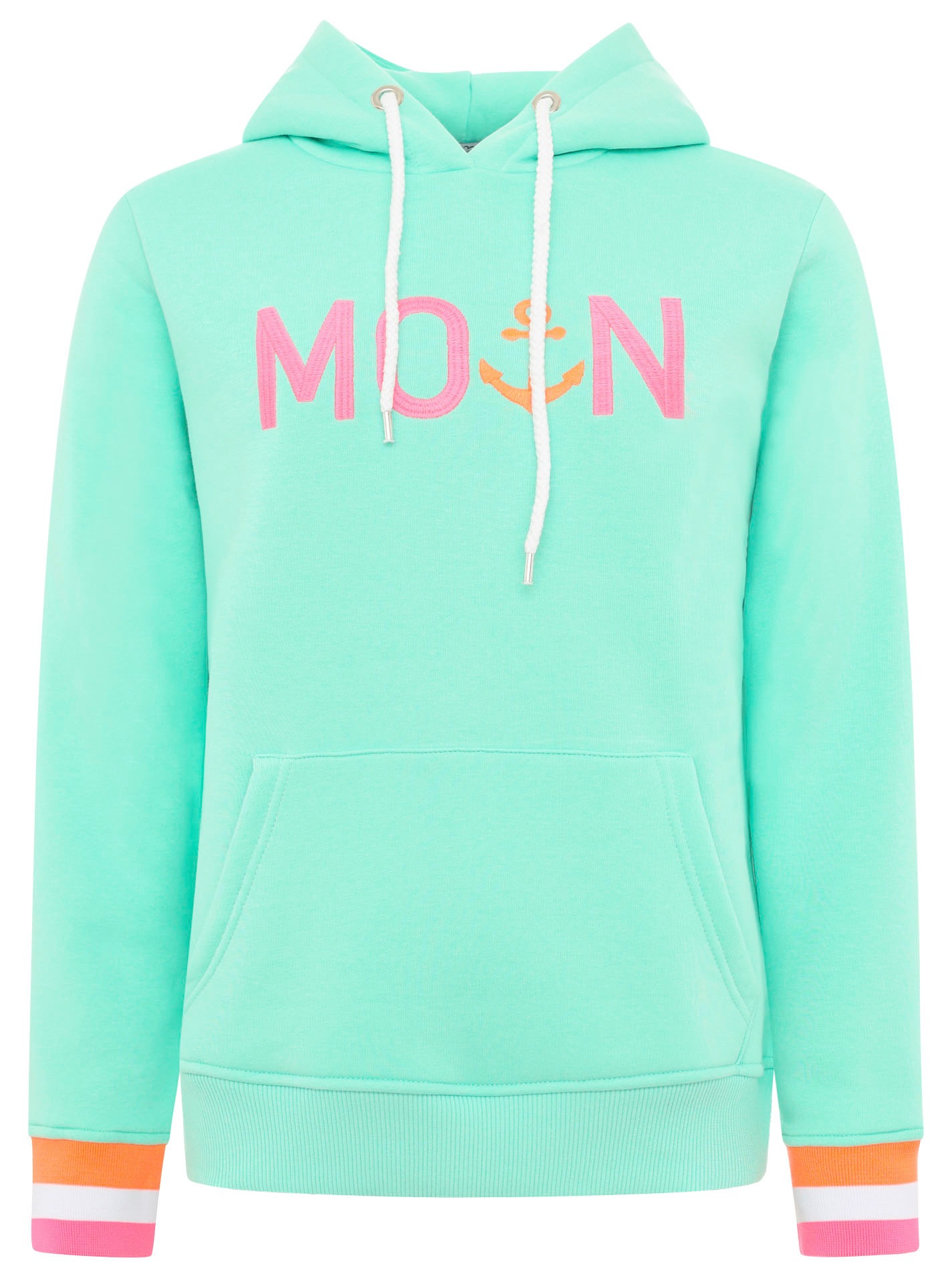 Zwillingsherz Hoodie ""Rahel"", Mit Kontrastbündchen und Fronttasche günstig online kaufen