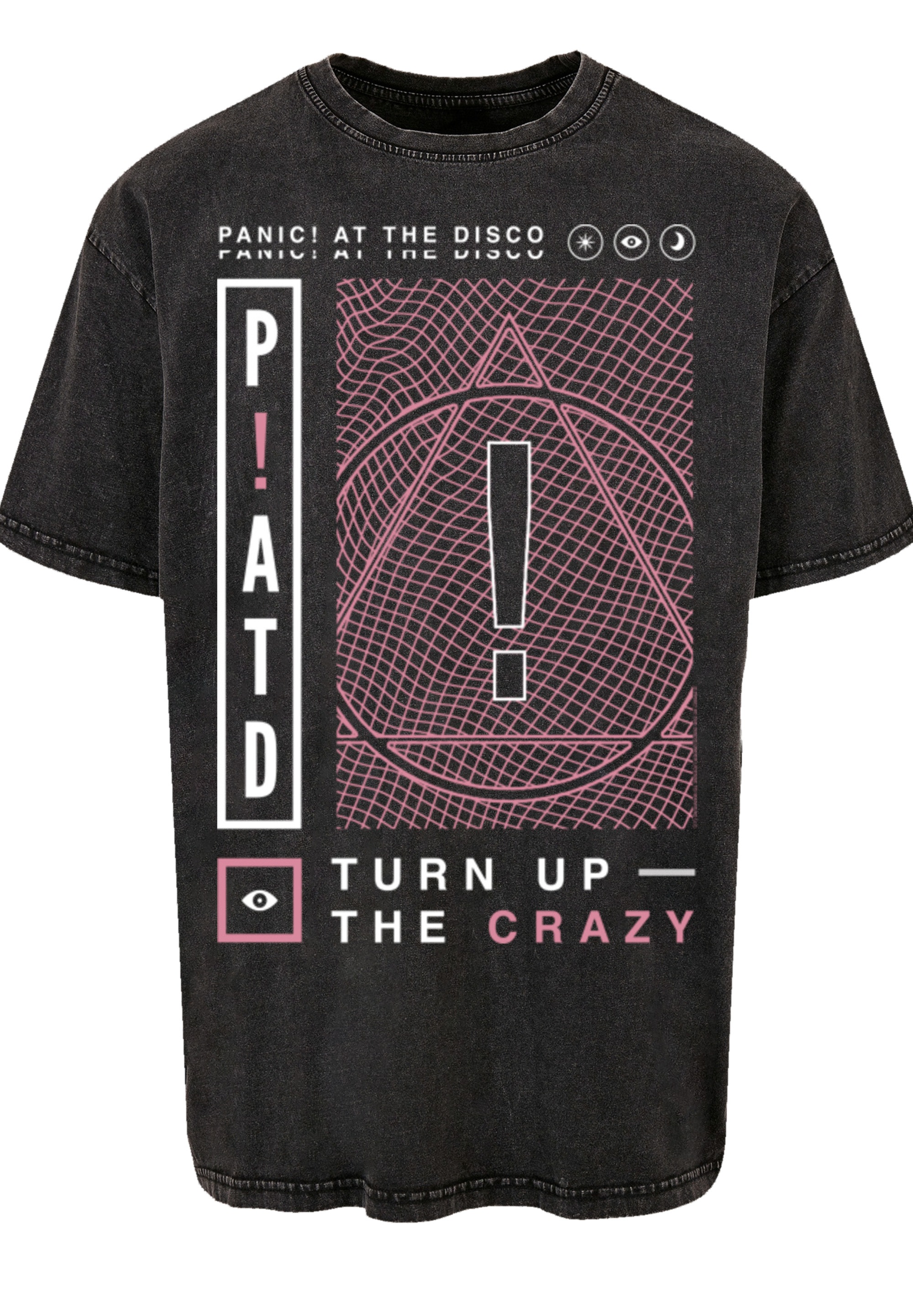F4NT4STIC T-Shirt "Panic At The Disco Turn Up The Crazy" Premium Qualität günstig online kaufen