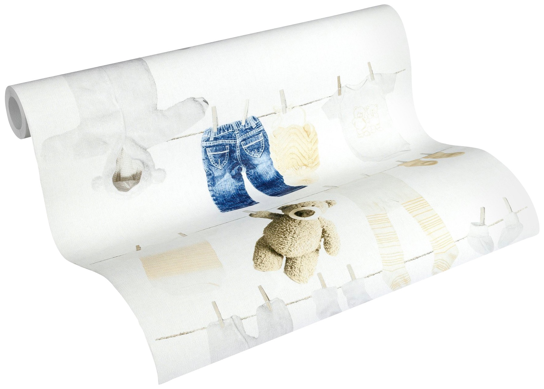 living walls Vliestapete »Little Stars«, Strukturmuster-gemustert-Motiv, Tapete Kinder Tapeten Kinderzimmer Schlafzimmer modern Design Optik