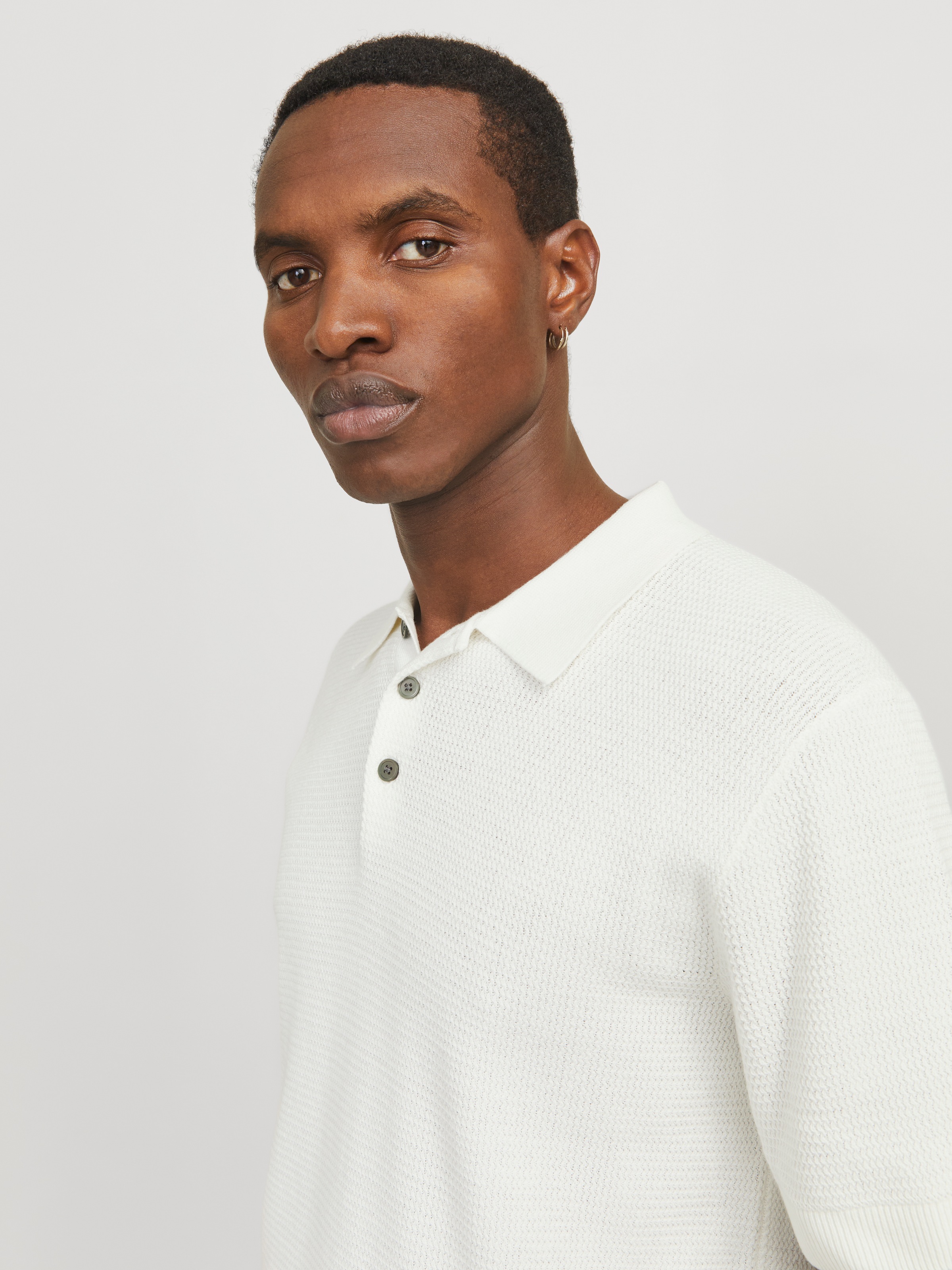 Jack & Jones Polokragenpullover "JPRCCCOOPER KNIT POLO SS SN" günstig online kaufen