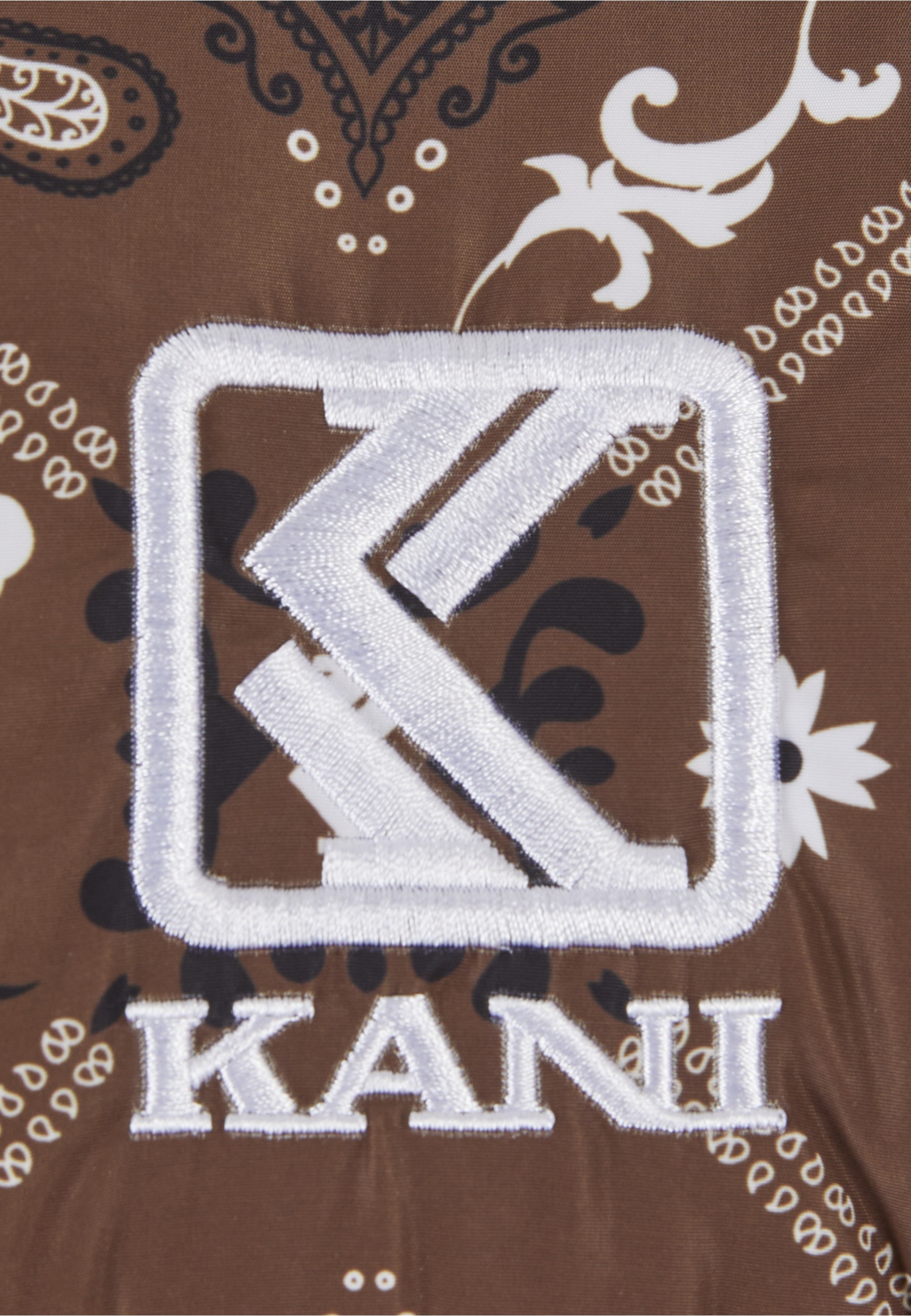 Karl Kani Winterjacke »Karl Kani Herren KM233-037-2 KK OG Paisley Puffer Jacket« 1 Stk. tlg. mit Kapuze
