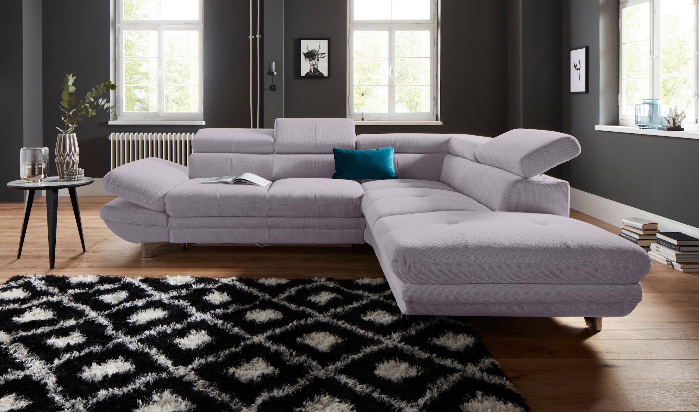 COTTA Ecksofa "Enterprise L-Form", mit Arm- & Kopfteilverstellung, wahlweis günstig online kaufen