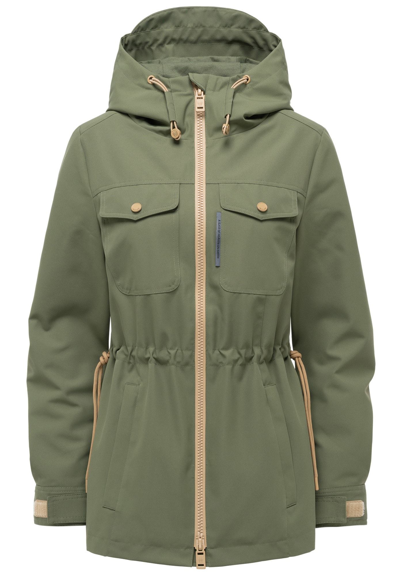 Marikoo Outdoorjacke »Sohaa« mit kontrastfarbenen Details