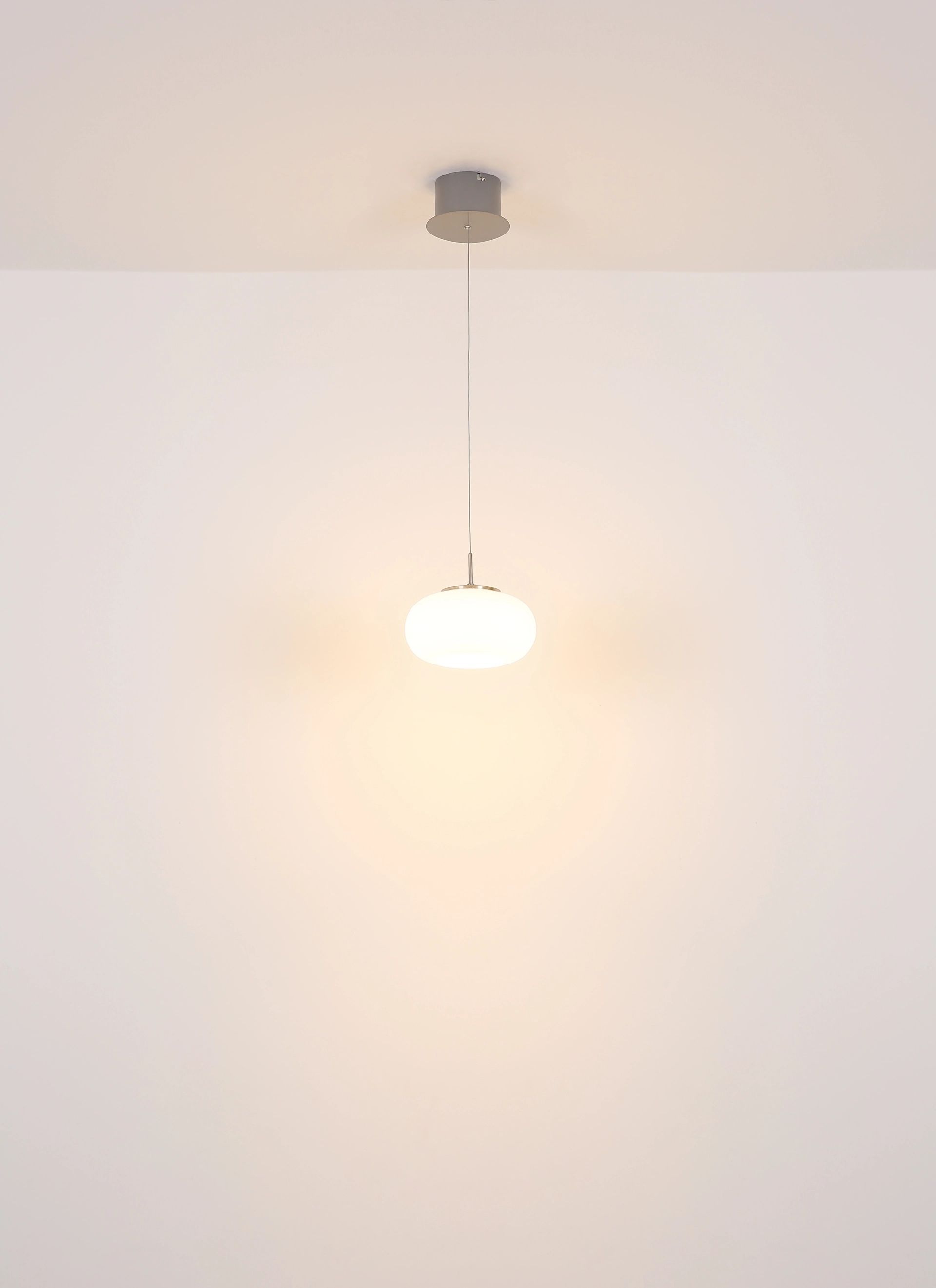 GLOBO LIGHTING LED-Hängeleuchte »QUINTARA«, 1 flammig, Leuchtmittel LED-Modul | LED fest integriert, Pendelleuchte, Essbereich, Wohnzimmer, kürzbar, Glas