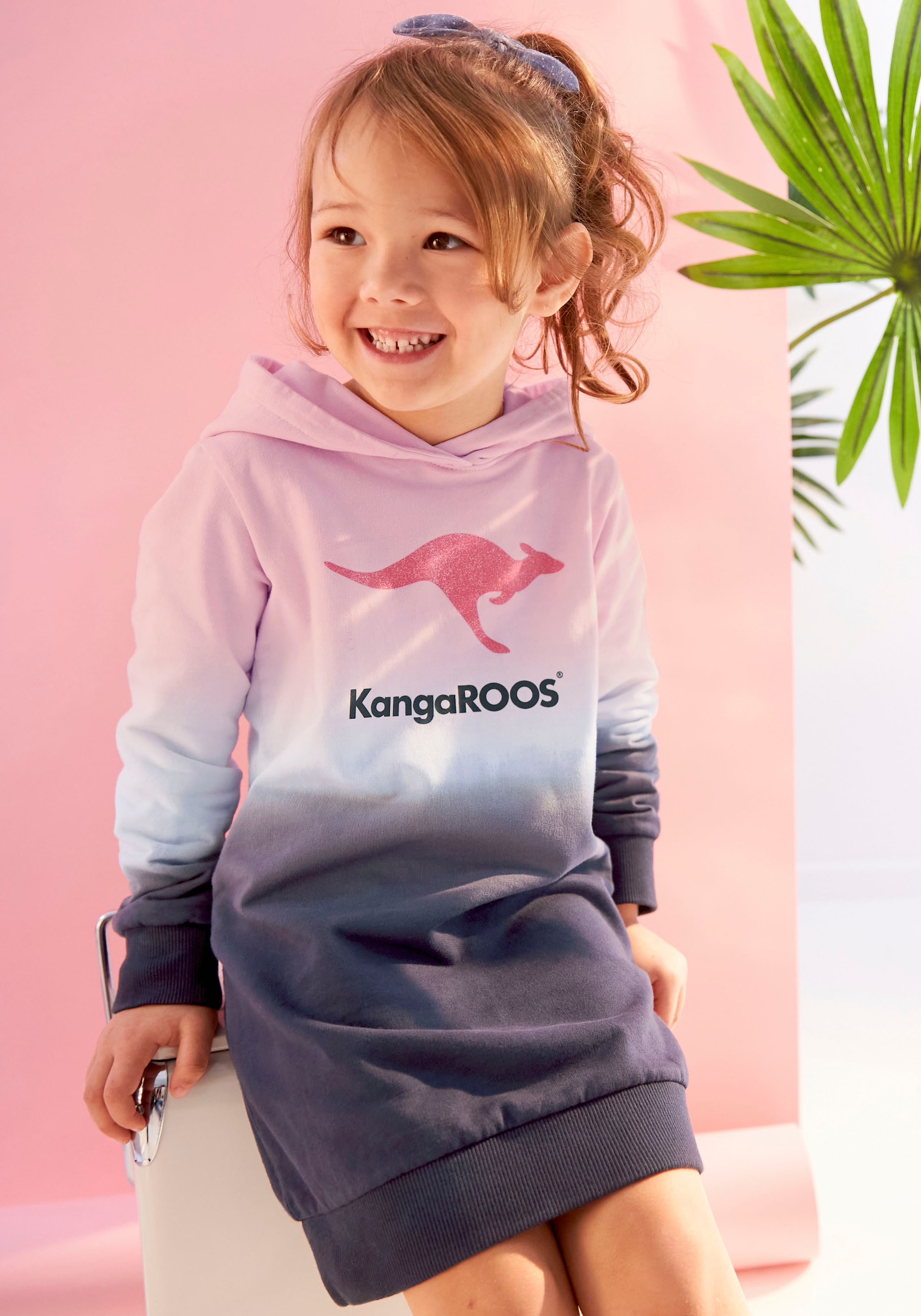 KangaROOS Sweatkleid »für kleine Mädchen«, im modischen BAUR | kaufen Farbverlauf online