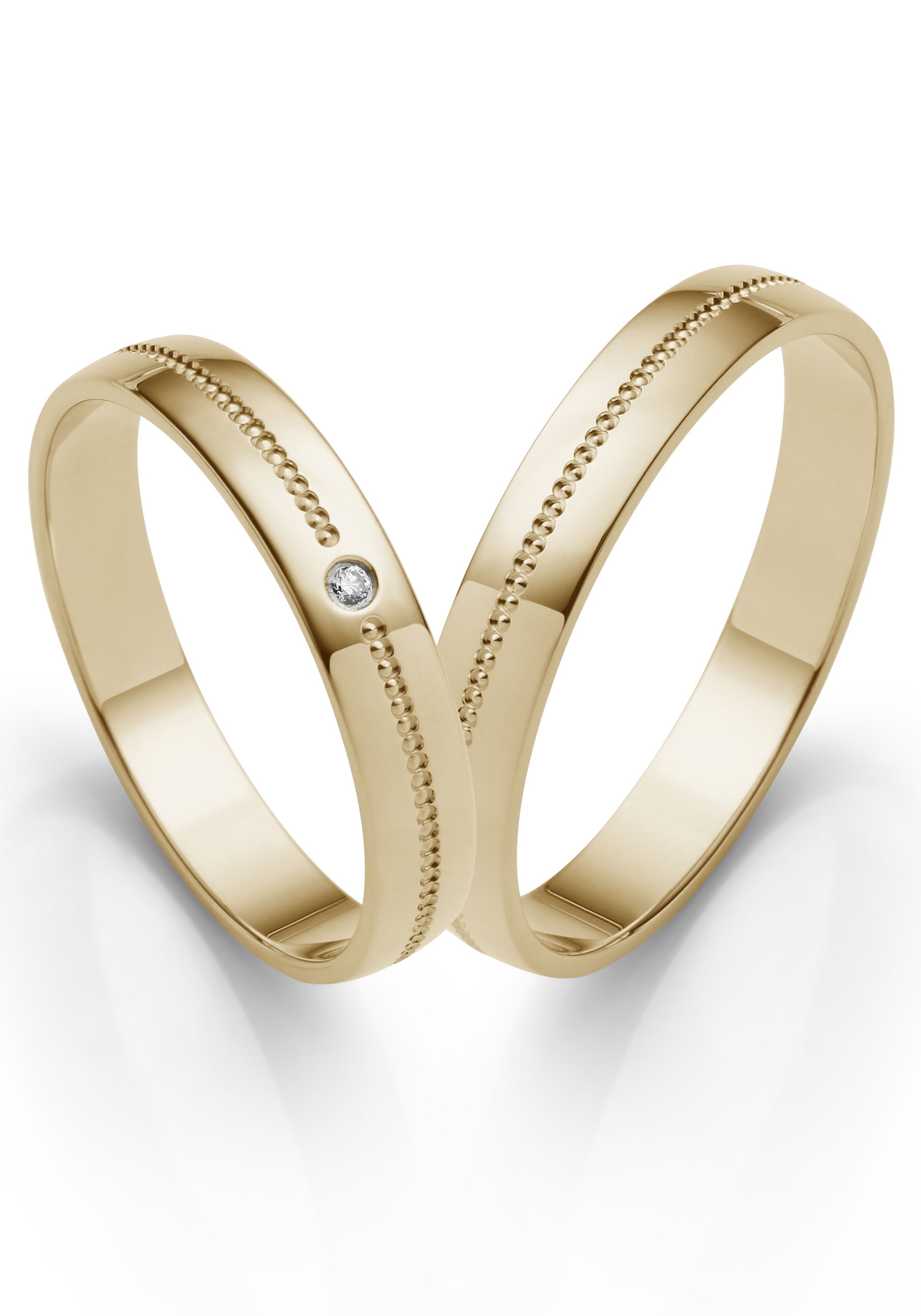 Firetti Trauring »Schmuck Geschenk Gold 375 Hochzeit Ehering \