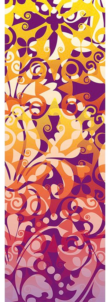 Architects Paper Fototapete "Ornamental Garden" Grafik Tapete 70er Bunt Gelb Pink Panel 1,00m x 2,80m