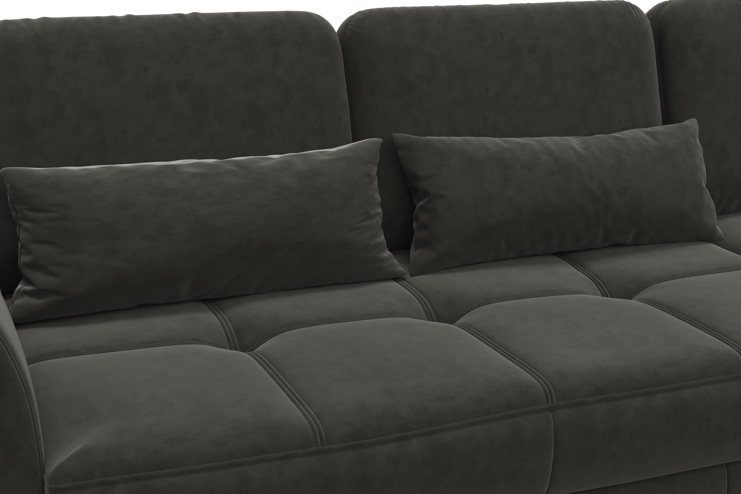 sit&more Ecksofa »Bendigo L-Form«, inklusive Sitztiefenverstellung, Bodenfreiheit 12 cm, in 2 Fußfarben