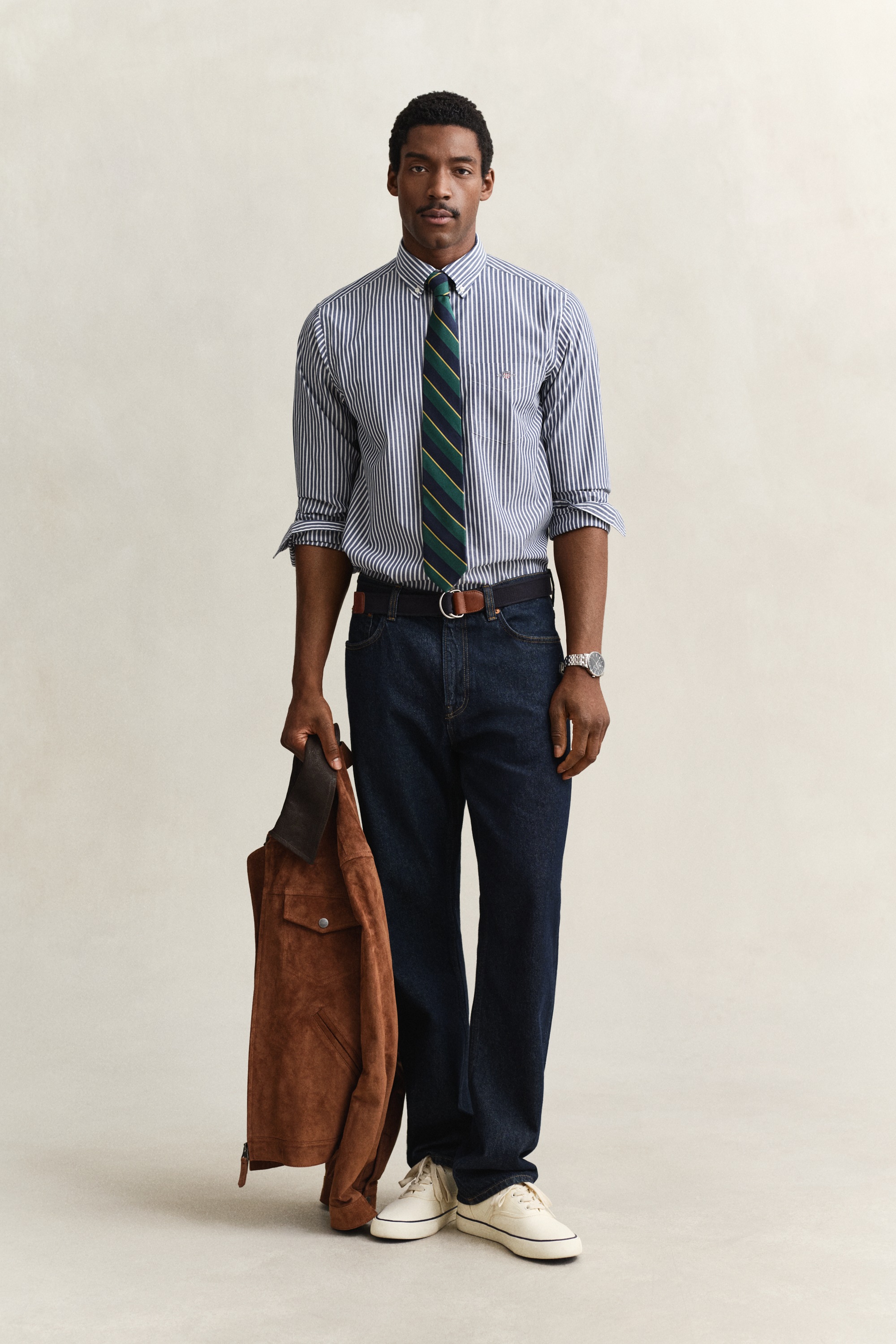 Gant Langarmhemd "REG POPLIN STRIPE SHIRT" günstig online kaufen