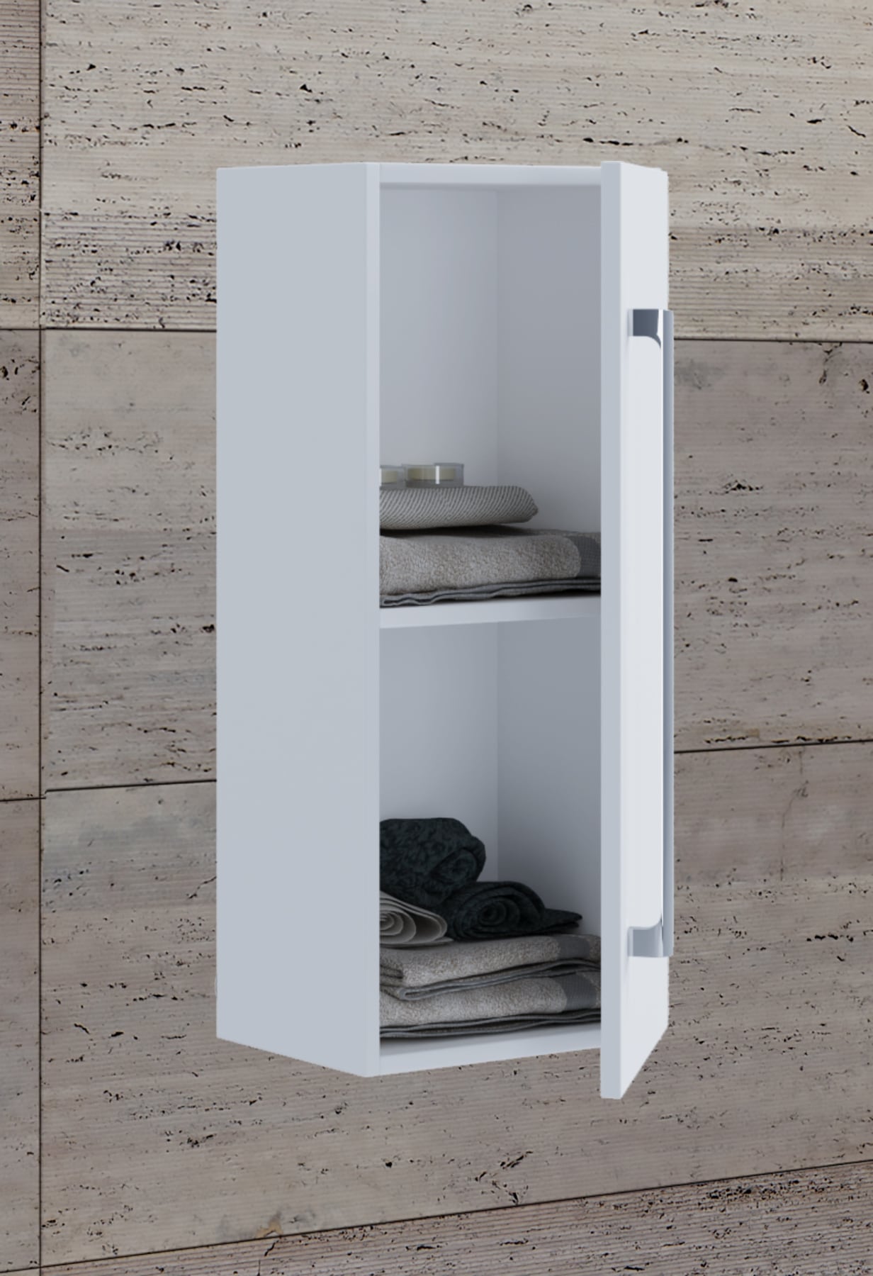 VCM Midischrank »Holz Badmöbel Midischrank Badschrank Bad Badinos D«