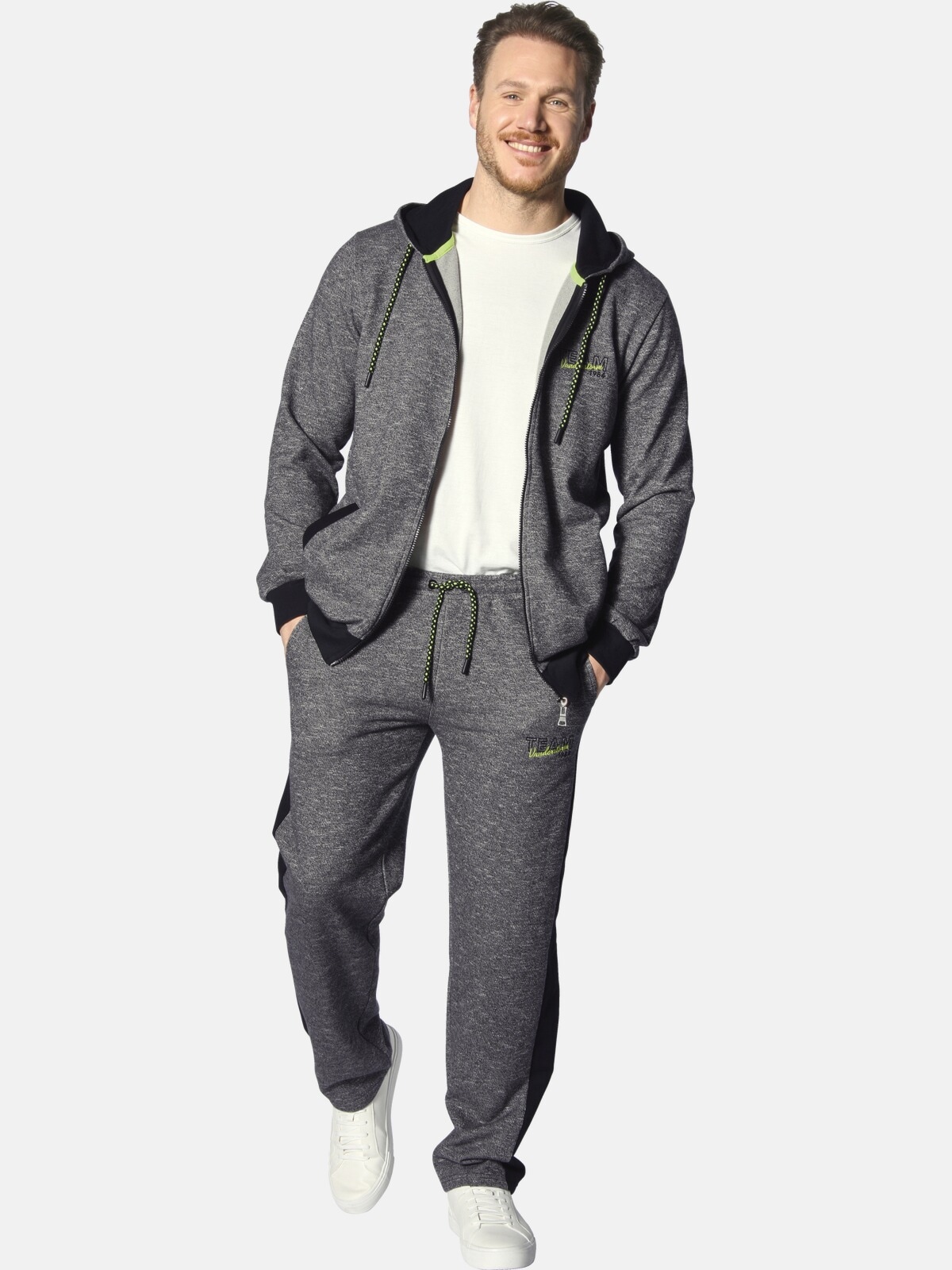 Jan Vanderstorm Kapuzensweatjacke »Sweatjacke RUMOLT«