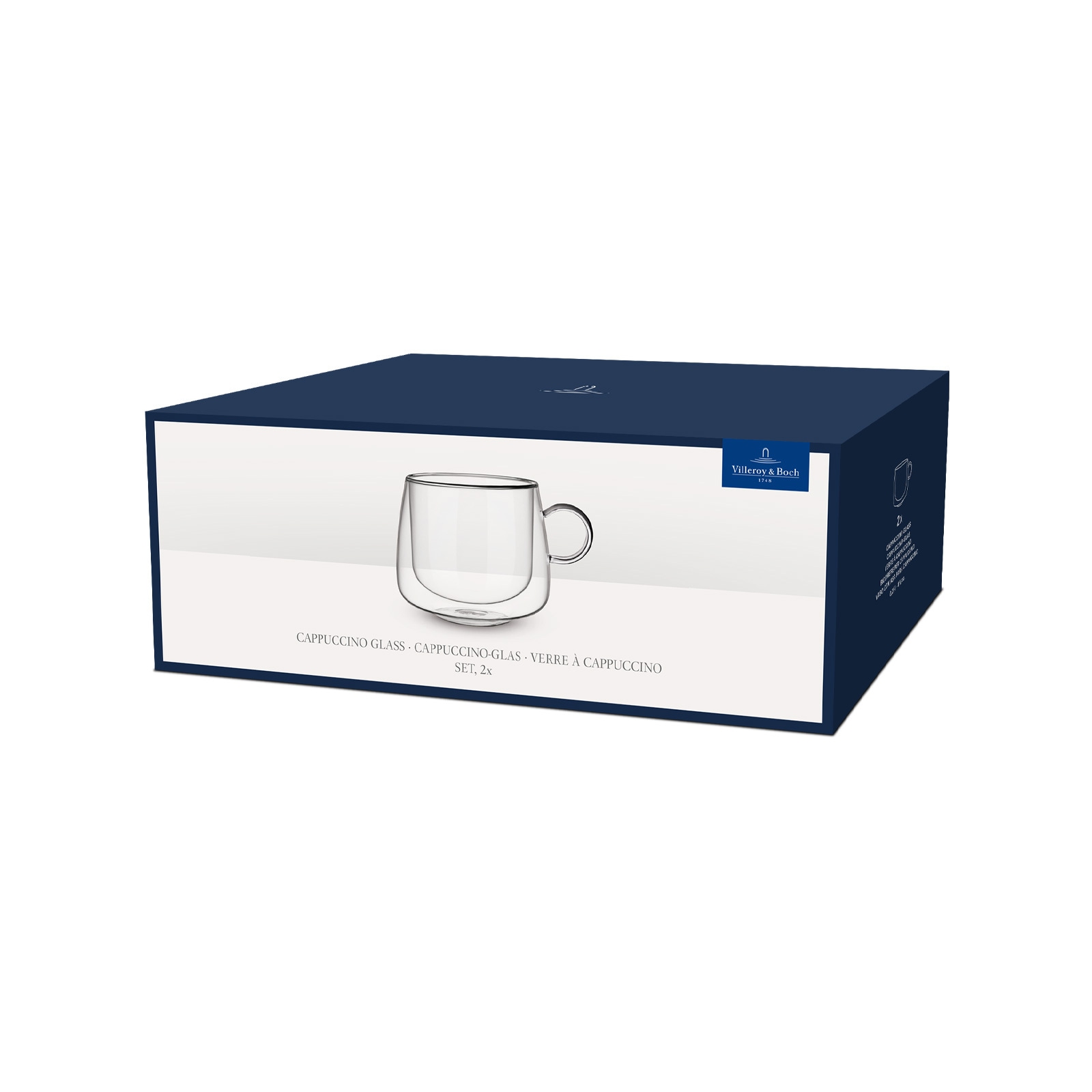 Villeroy & Boch Thermoglas »Cappuccino-Gläser Artesano Hot & Cold 250 ml 2er Set transparent«