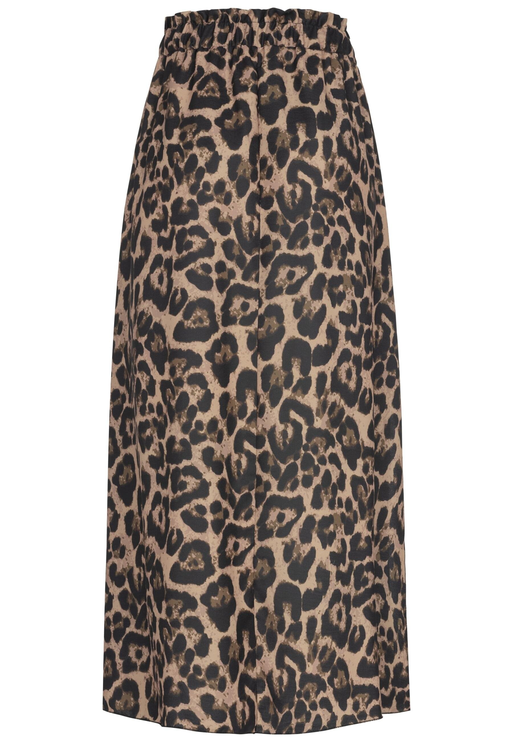 CLOUD 5IVE Sommerrock "CLOUD 5IVE Maxi Skirt with side slit and leo print" günstig online kaufen
