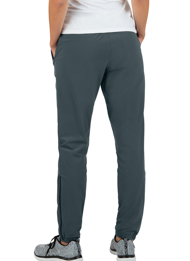 Trigema Jerseyhose »TRIGEMA Freizeithose mit Bein-Reißverschluss«, (1 tlg.)