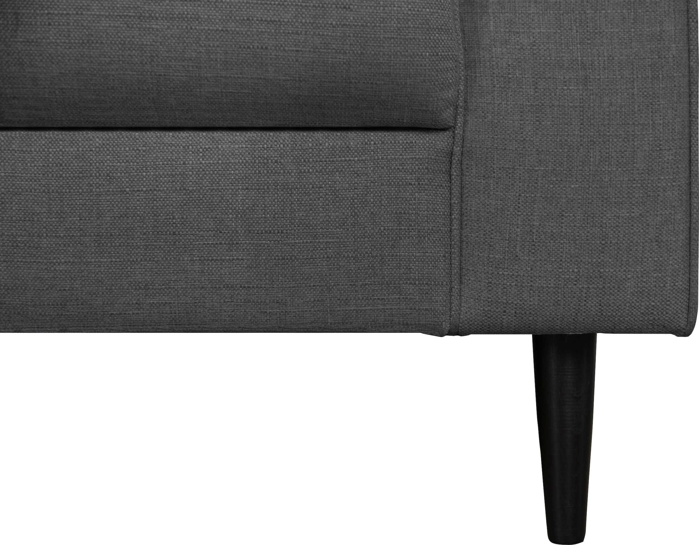 Home affaire Ecksofa »VEYRAS L-Form, hoher Sitzkomfort, Maße B/T/H: 230/150/76 cm« mit Wellenunterfederung, incl. Rückenkissen und Zierkissen