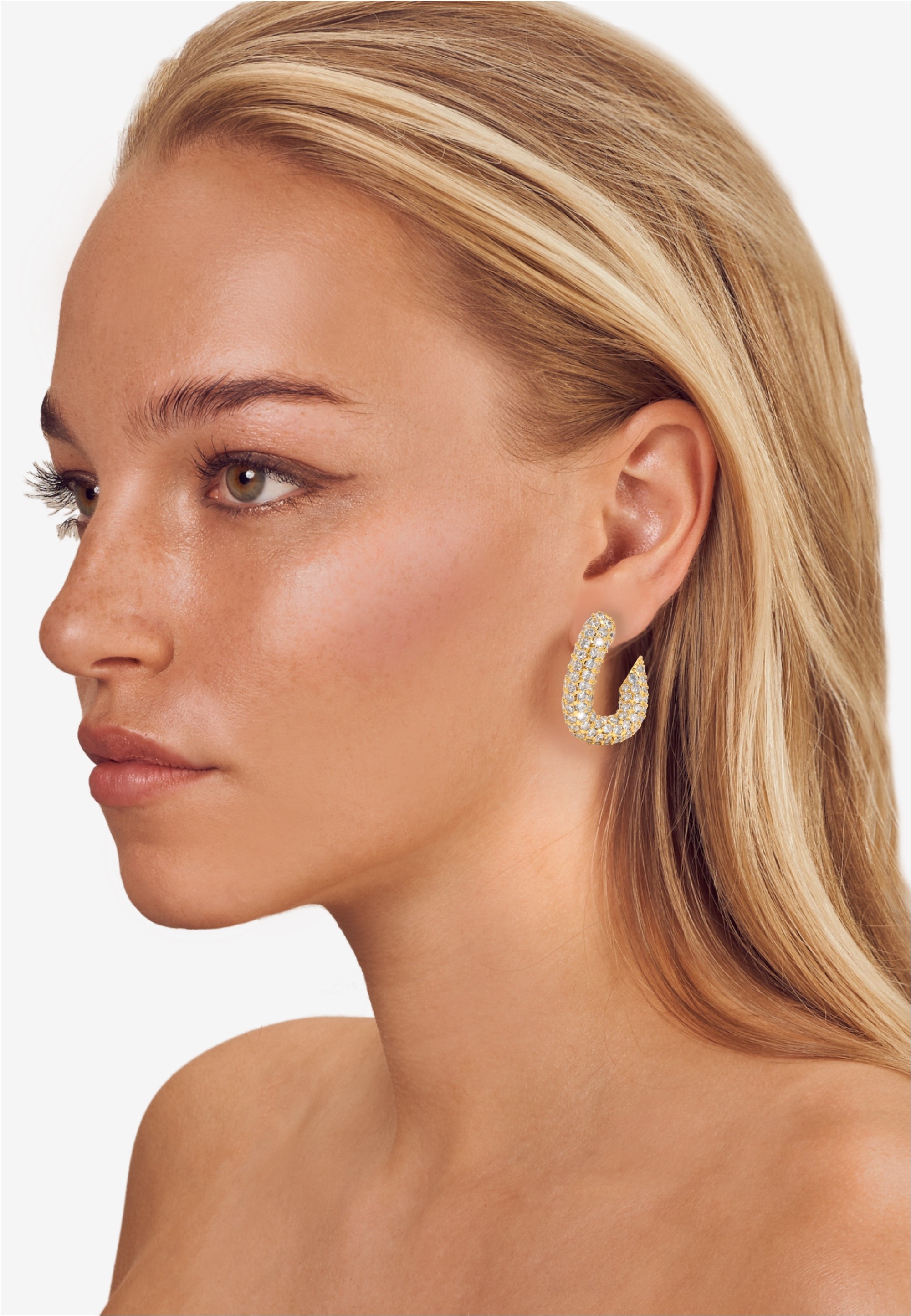 FILIPPA FIRENZE Paar Ohrstecker »Sparkling GIGI«, mit Vergoldung