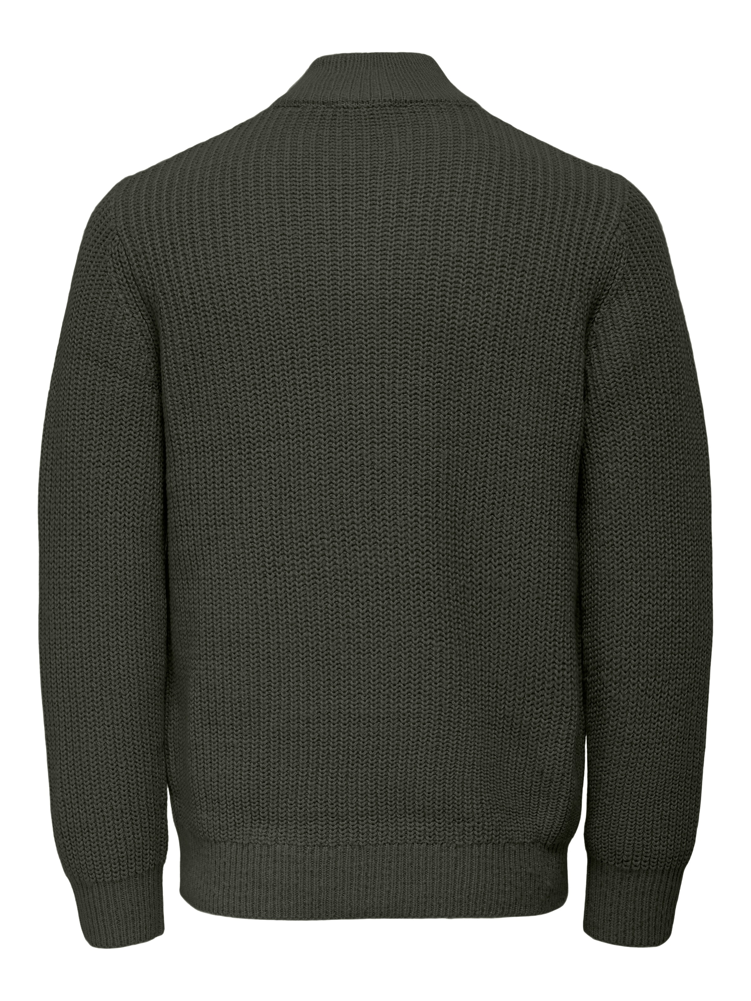 ONLY & SONS Troyer "ONSROLF REG HALF ZIP NECK KNIT - OTL" günstig online kaufen