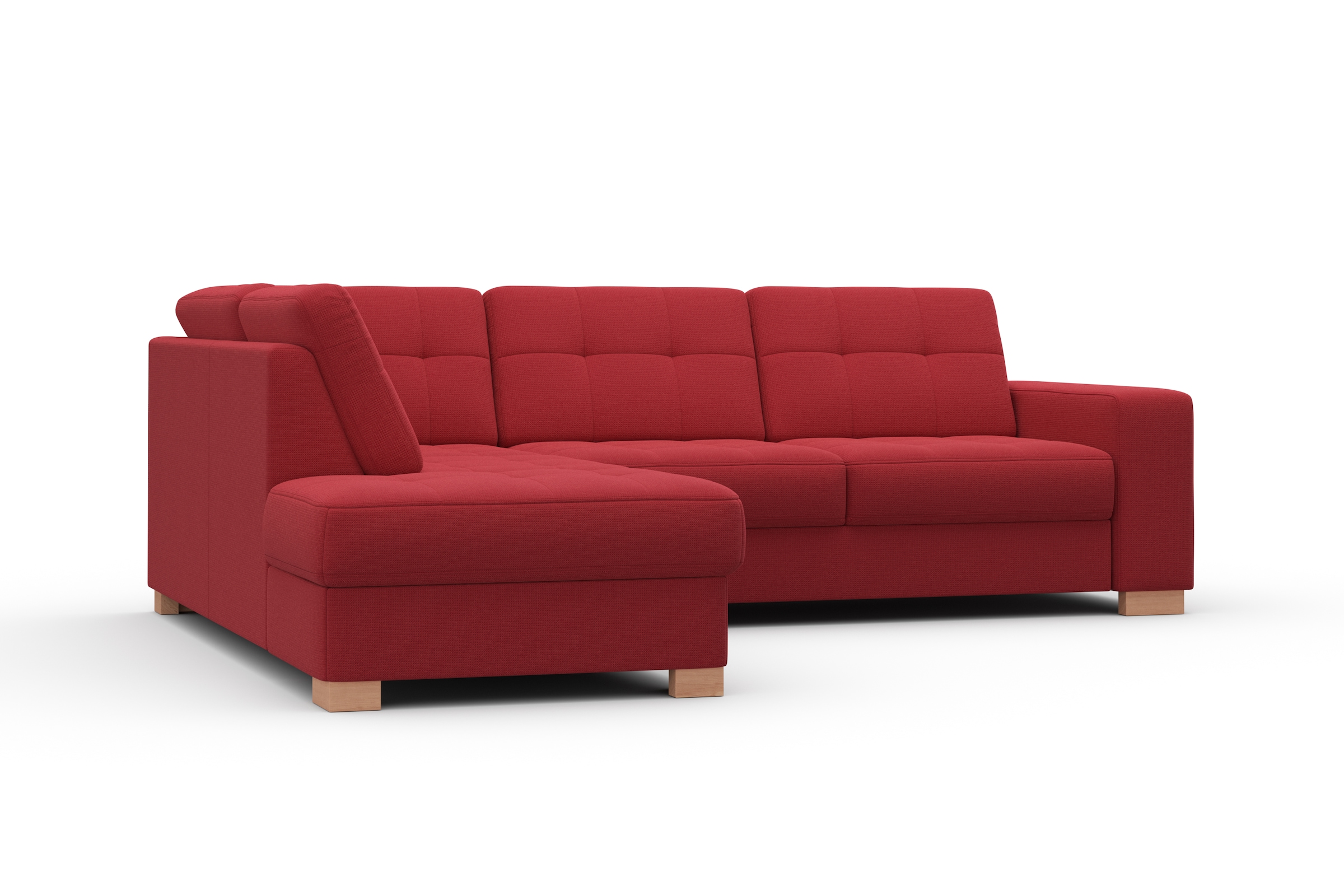 sit&more Ecksofa »Quincy L-Form«, wahlweise mit Bettfunktion und Bettkasten
