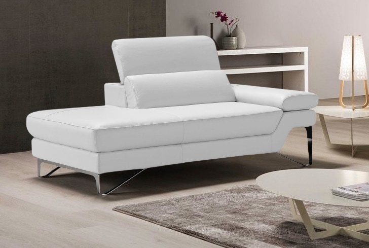 Egoitaliano Ottomane "Princess, elegantes Designsofa mit erstklassigem Sitzkomfort,", inkl. verstellbarem Kopfteil und e