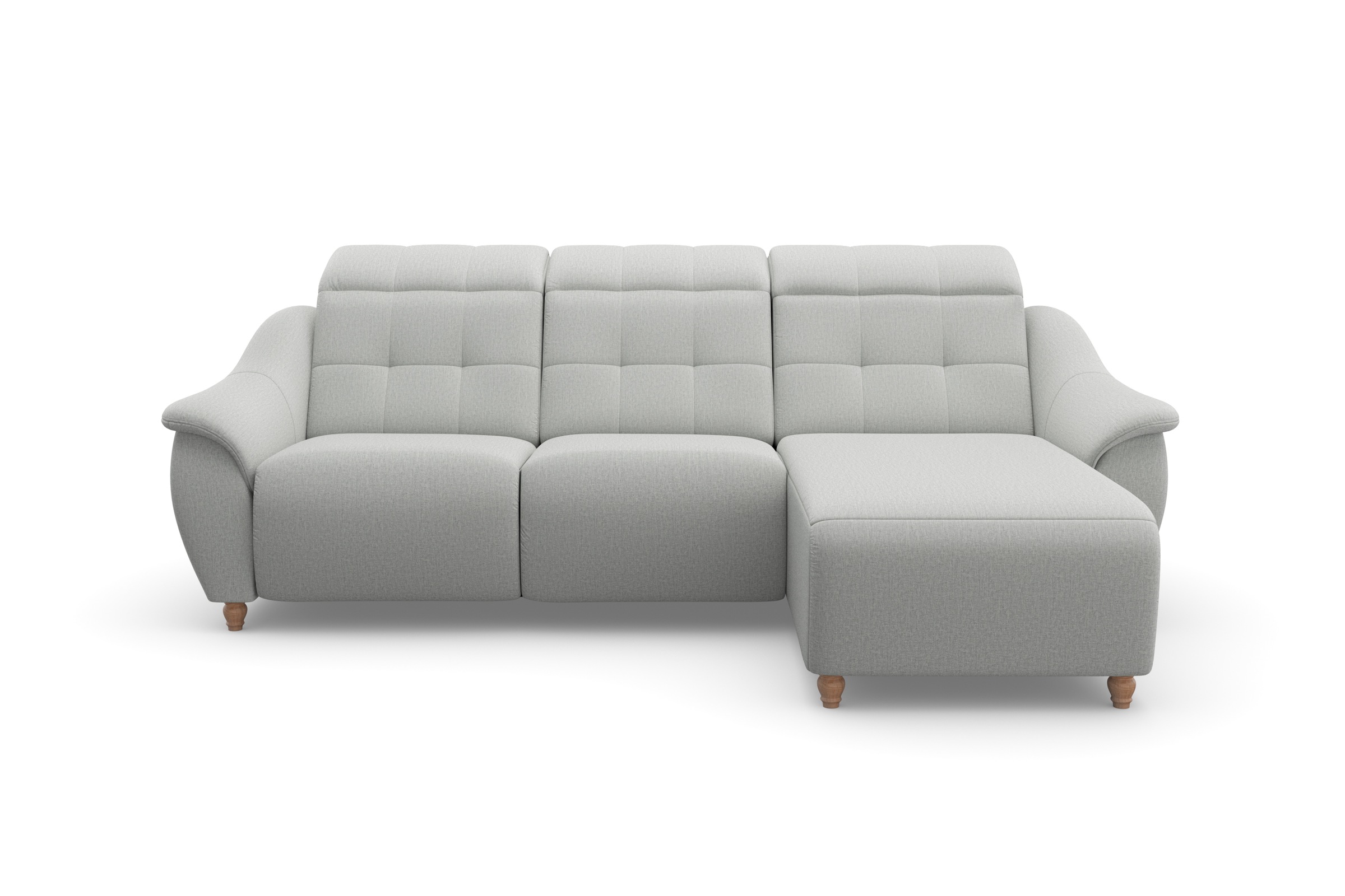 Home affaire Ecksofa »Boston L-Form«, (2 St.), Kopfteilverstellung an jeder Sitzfläche, wahlweise Relaxfunktion