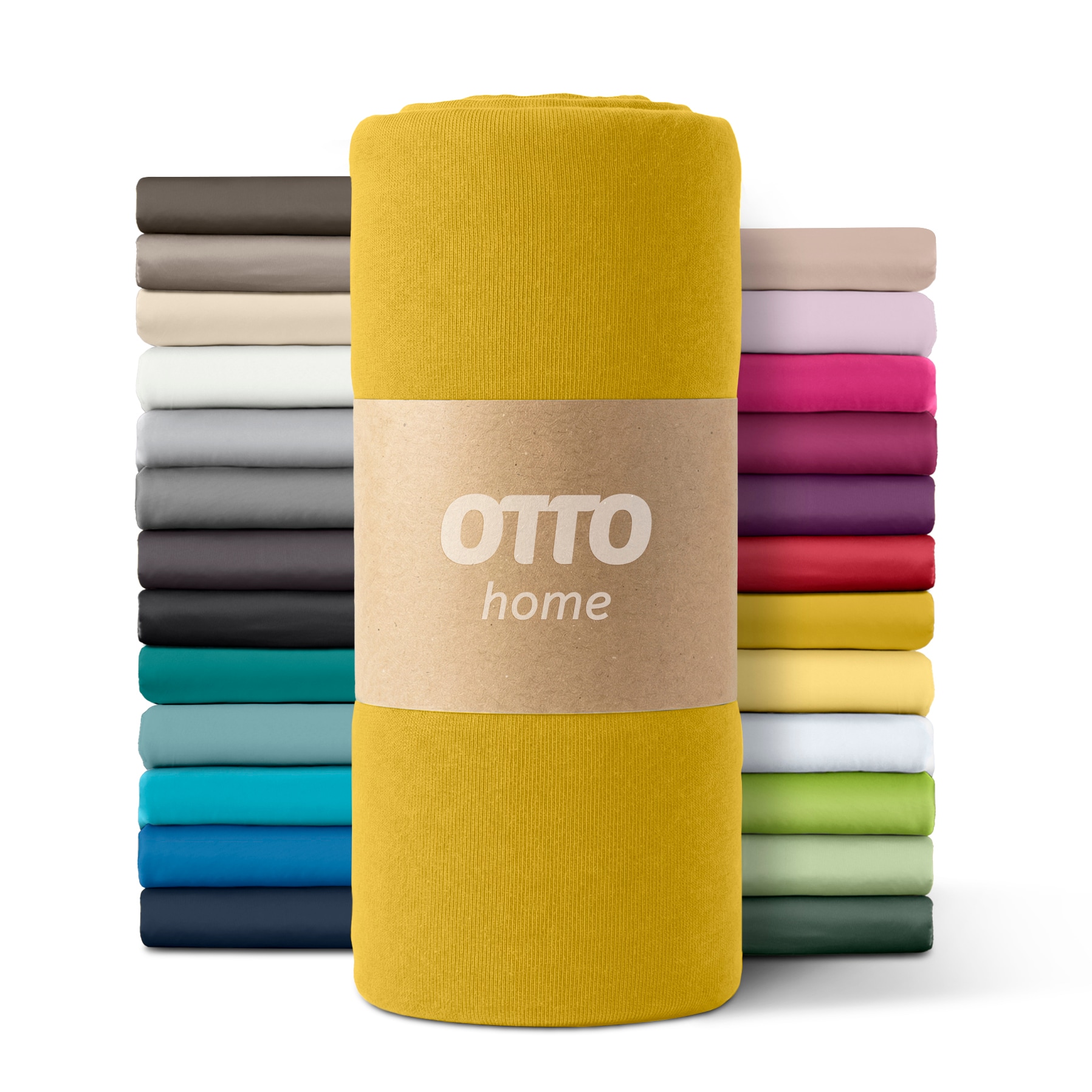 OTTO home Spannbettlaken "PAPRIKA Microfaser-Jersey, pflegeleicht" Bettlaken Laken in Jersey Qualität, schnelltrocknend