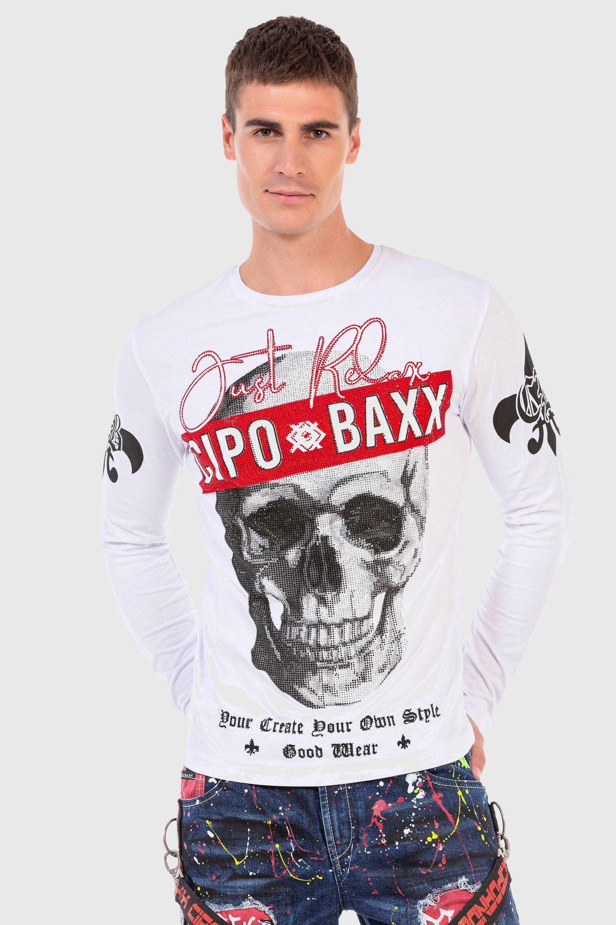 Cipo & Baxx T-Shirt »Sweatshirts«, mit coolem Print