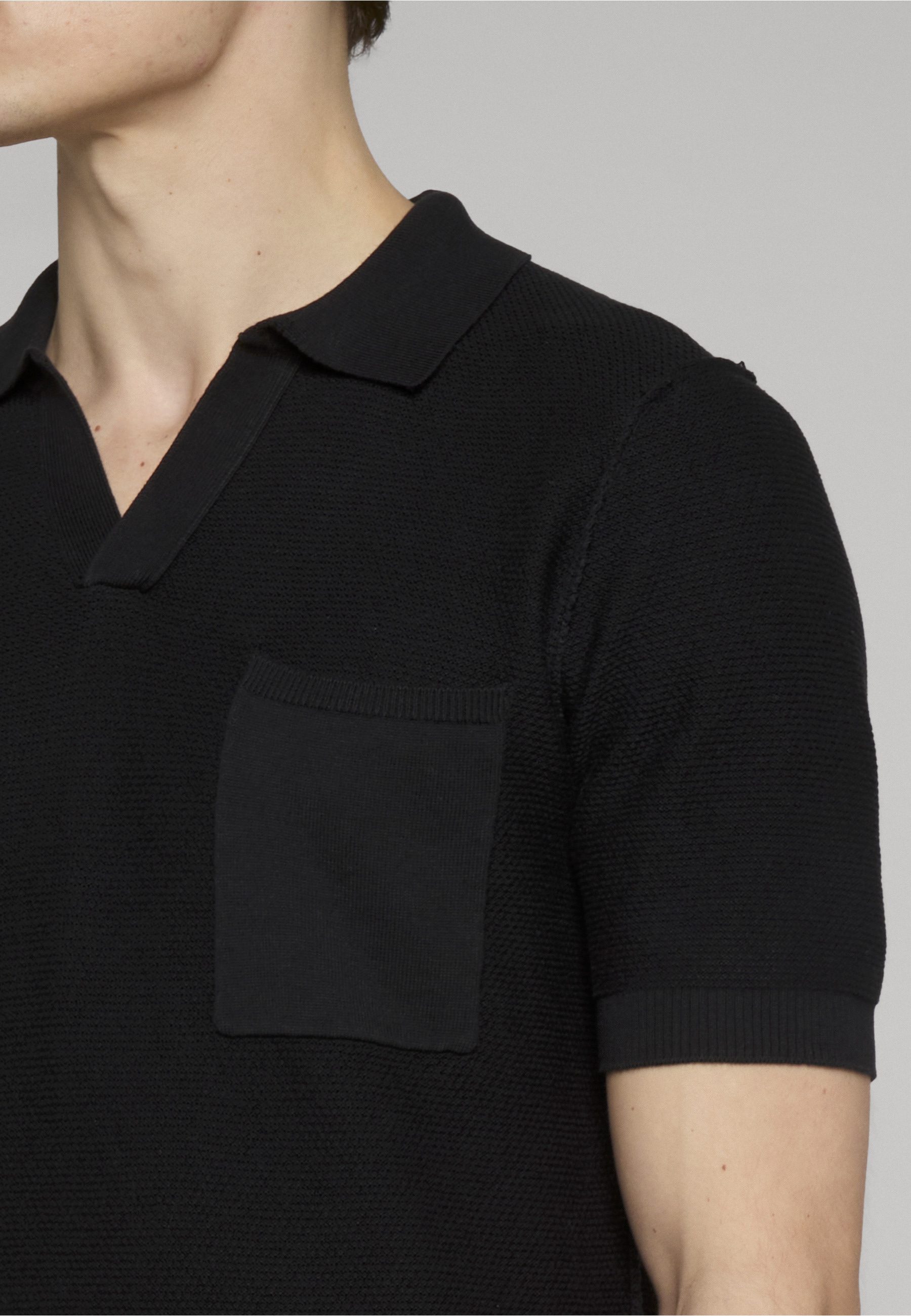 Replay Rundhalspullover »Replay UK5150 knitwear polo« 1