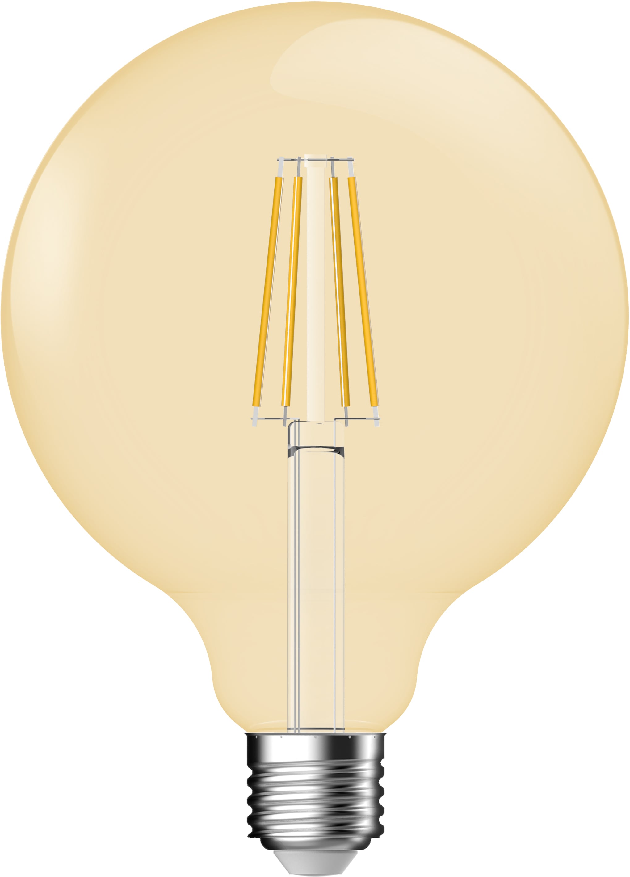 LED-Filament, E27, 3 St., Warmweiß, 3er-Set