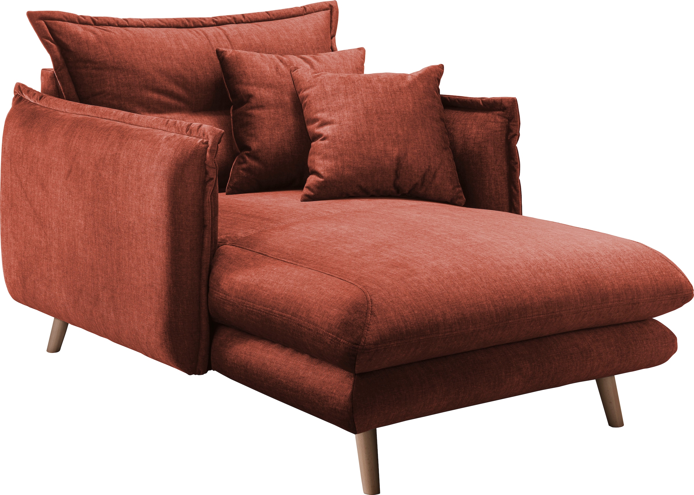 INOSIGN Loveseat »Lazio«, moderner Sessel mit einer bequemen Polsterung, 2 Stk. Zierkissen
