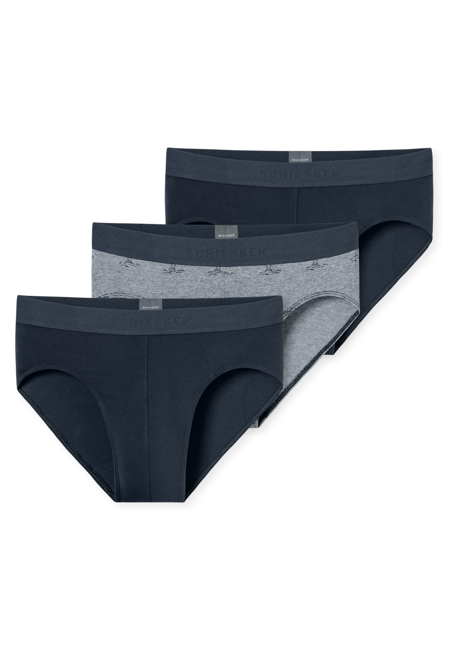 Schiesser Rioslip "95/5 Multipacks", (3er Pack), ohne Eingriff, softer Logo günstig online kaufen