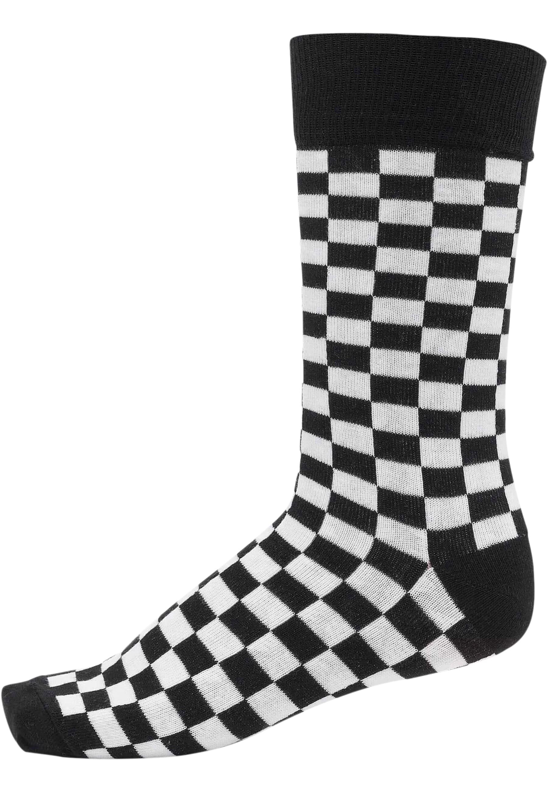 URBAN CLASSICS Basicsocken »Urban Classics Accessoires Check Socks 5-Pack«, (1 Paar)