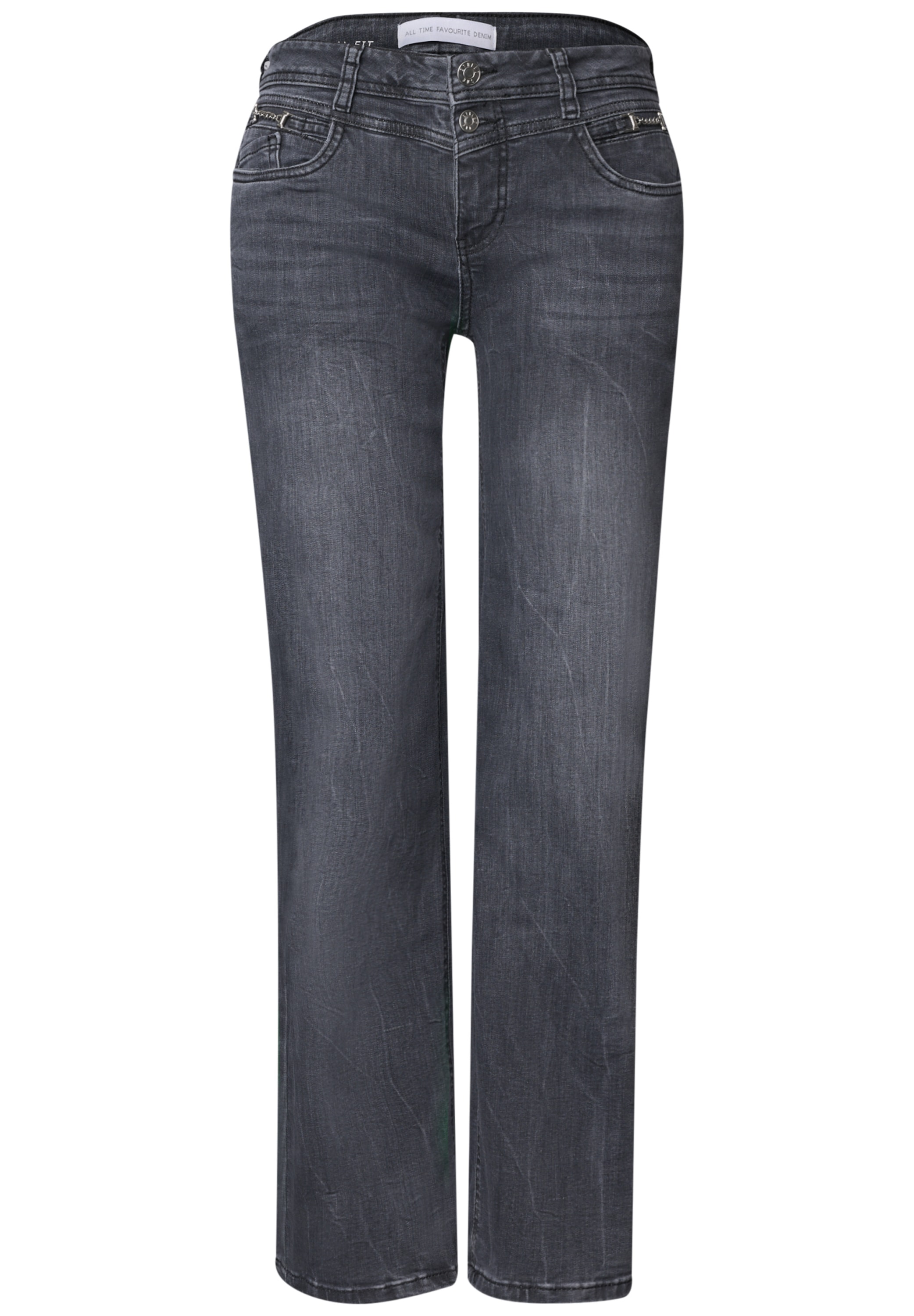 STREET ONE Comfort-fit-Jeans Middle Waist