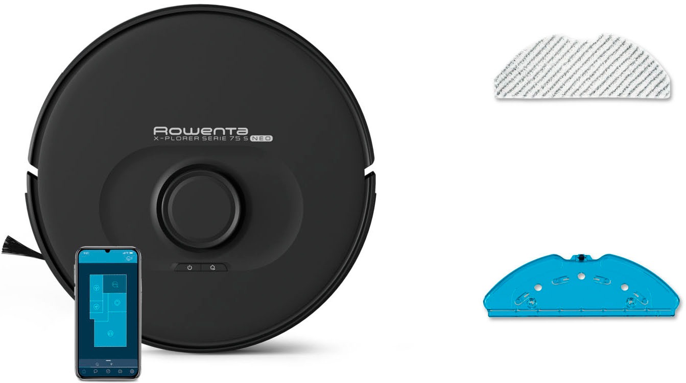 Rowenta Saugroboter "mit Wischfunktion X-Plorer 75S Neo, 2700 Pa Saugleistu günstig online kaufen
