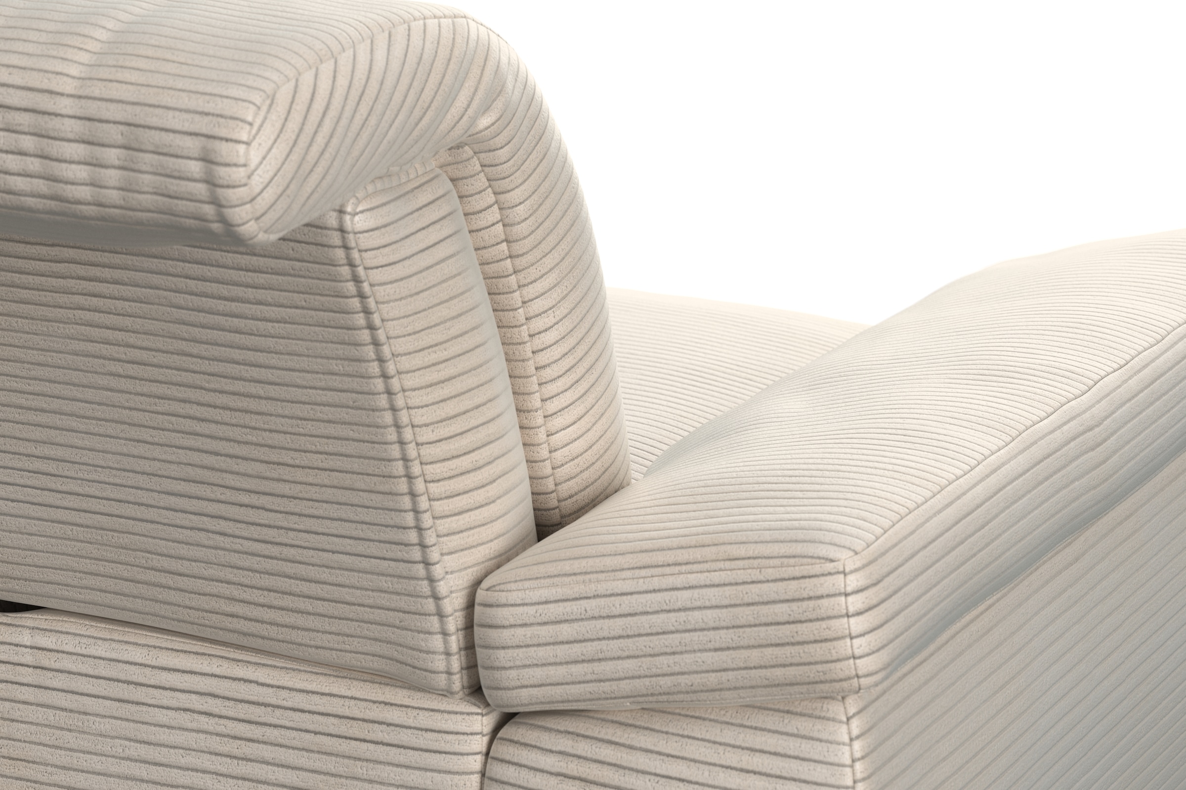 sit&more »Cabana L-Form« Recamiere, wahlweise mit Sitztiefen-, Armlehnen- und Kopfteilfunktion