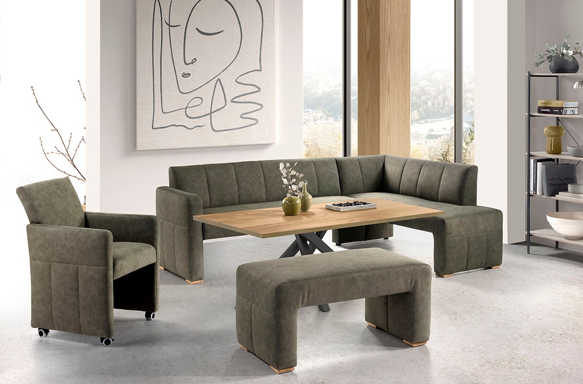 exxpo - sofa fashion Essbank, elegant und modern mit hohem Sitzkomfort