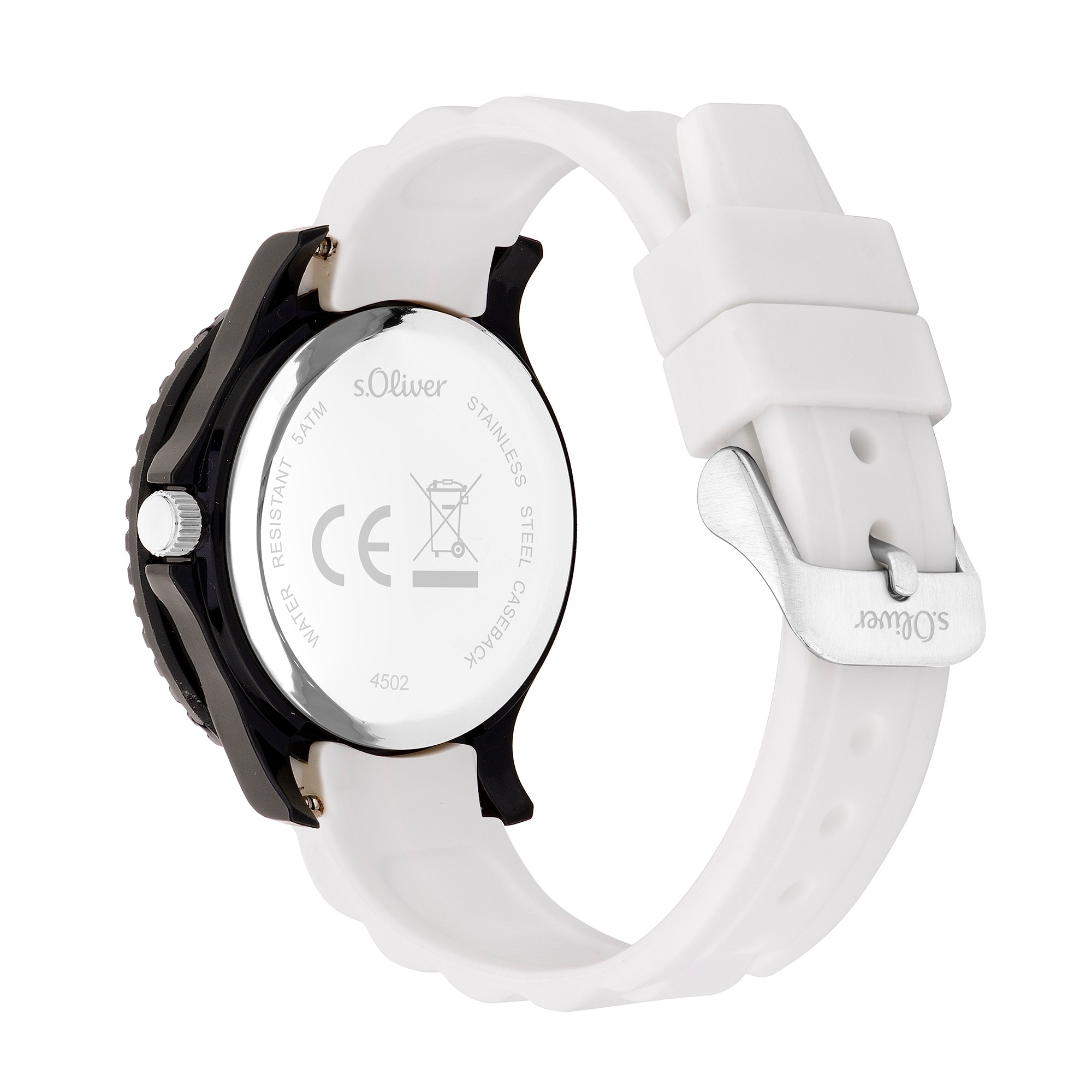 s.Oliver Quarzuhr »The Action Time« Armbanduhr, Silikonarmband, Kinderuhr, Junge, analog