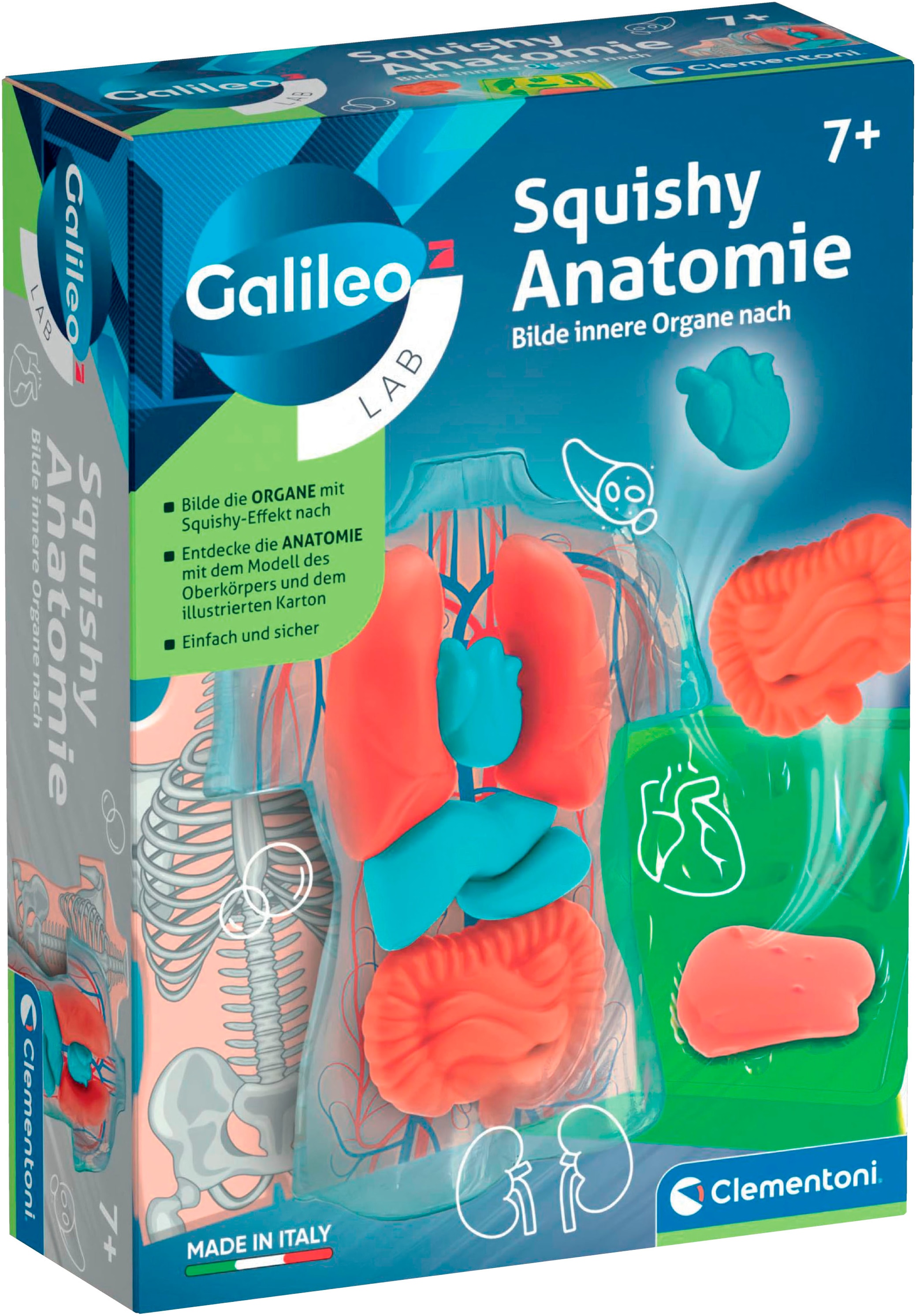 Clementoni® Experimentierkasten »Galileo Lab, Squishy Anatomie«