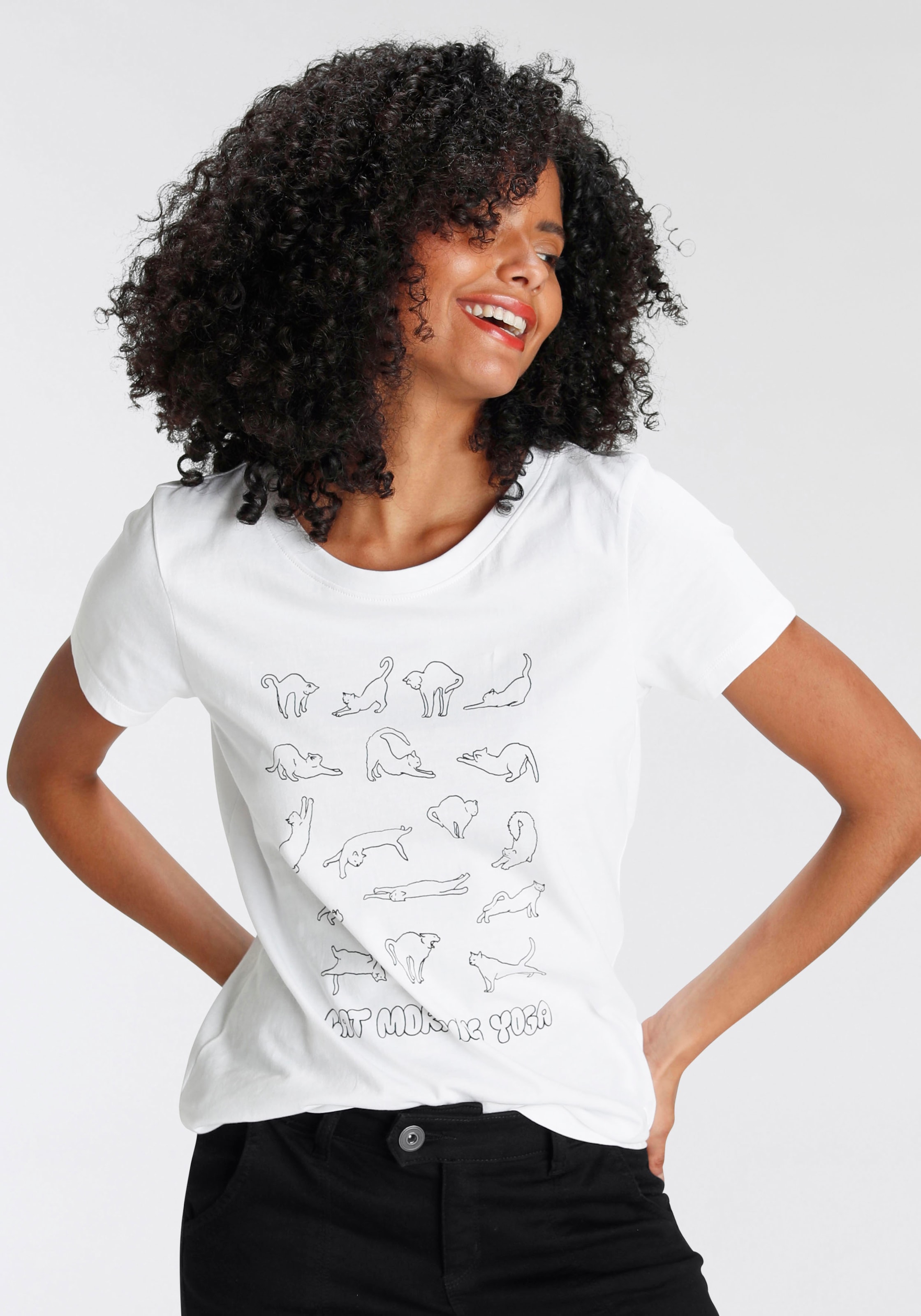 modischen | Designs AJC BAUR verschiedenen für kaufen Print-Shirt, in