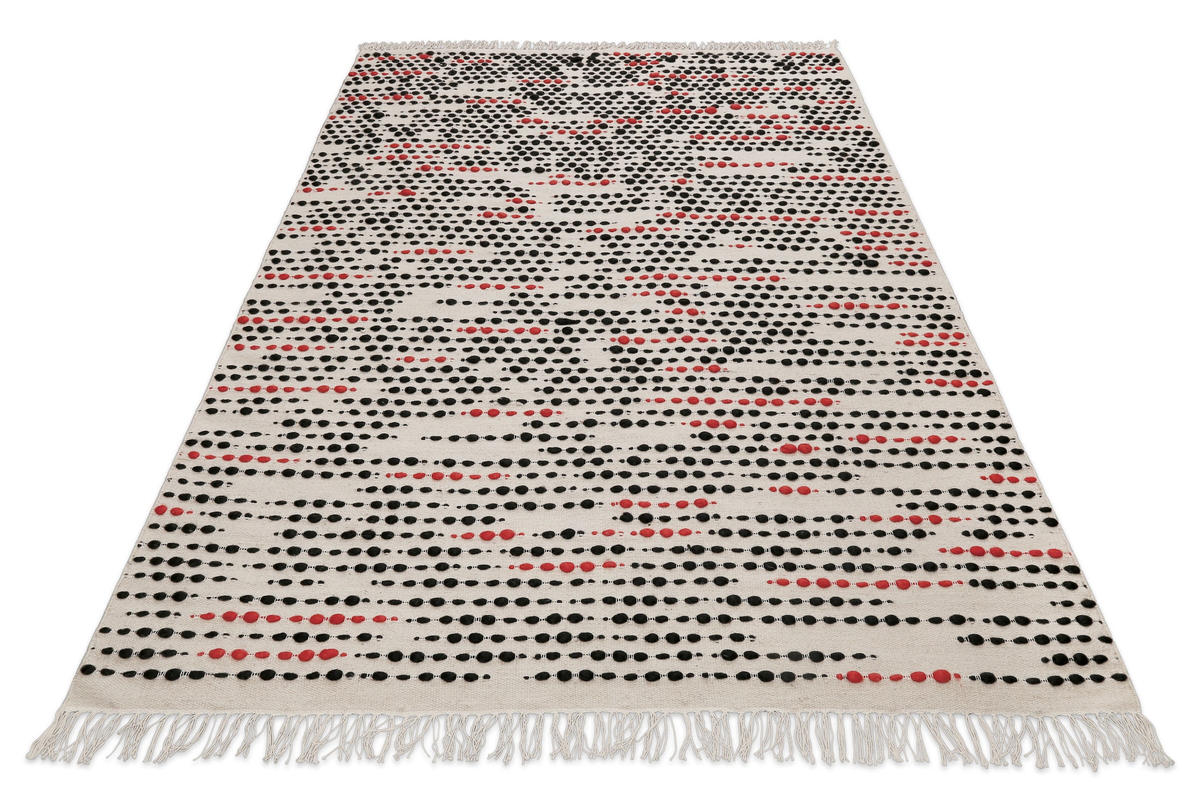 Wecon home Teppich »London Red«, rechteckig, 11 mm Höhe, handgewebt, robust, strapazierfähig, skandinavisch, Naturfaser