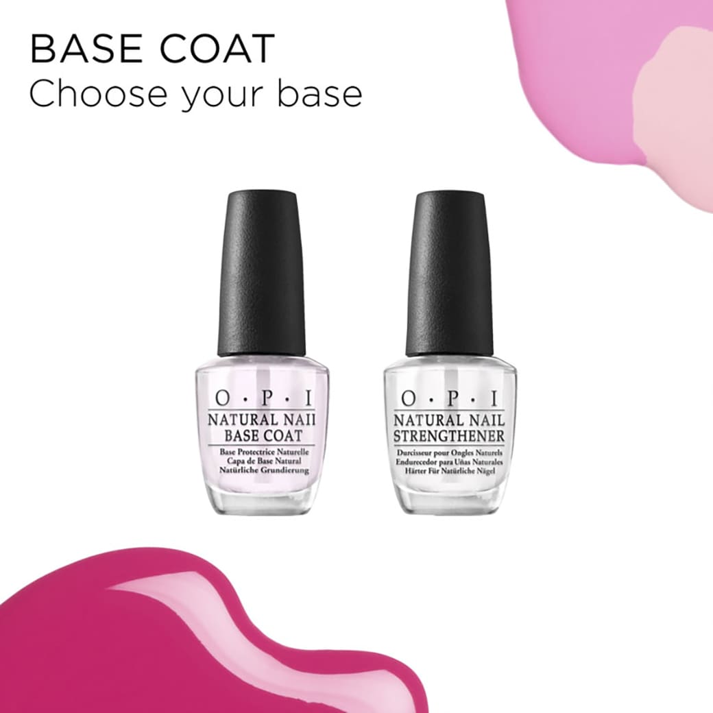 OPI Unterlack »Nail Lacquer Natural Nail Base Coat« schützt vor Verfärbungen, verbessert Haftung, verlängert Halt