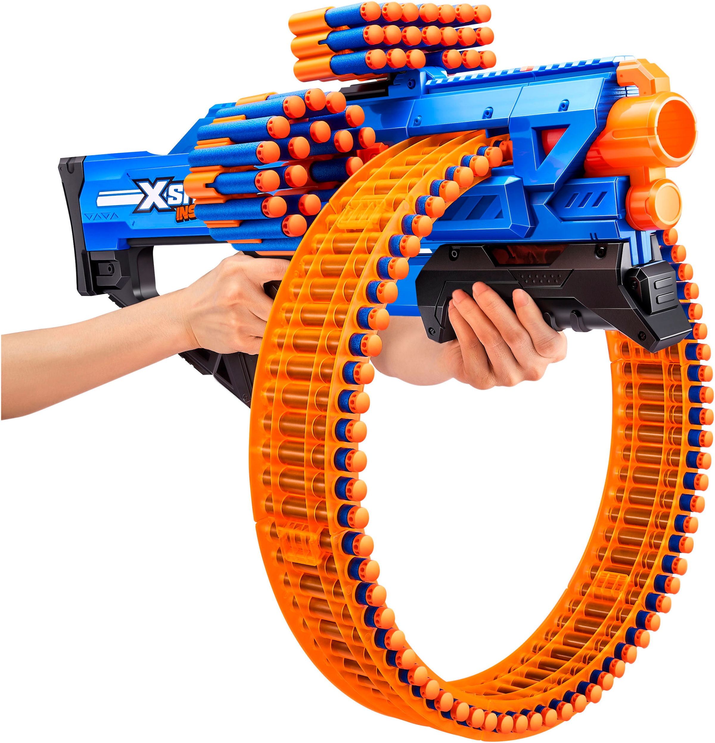 XSHOT Blaster »XSHOT, Insanity Blaster Mega Barrel mit Darts«