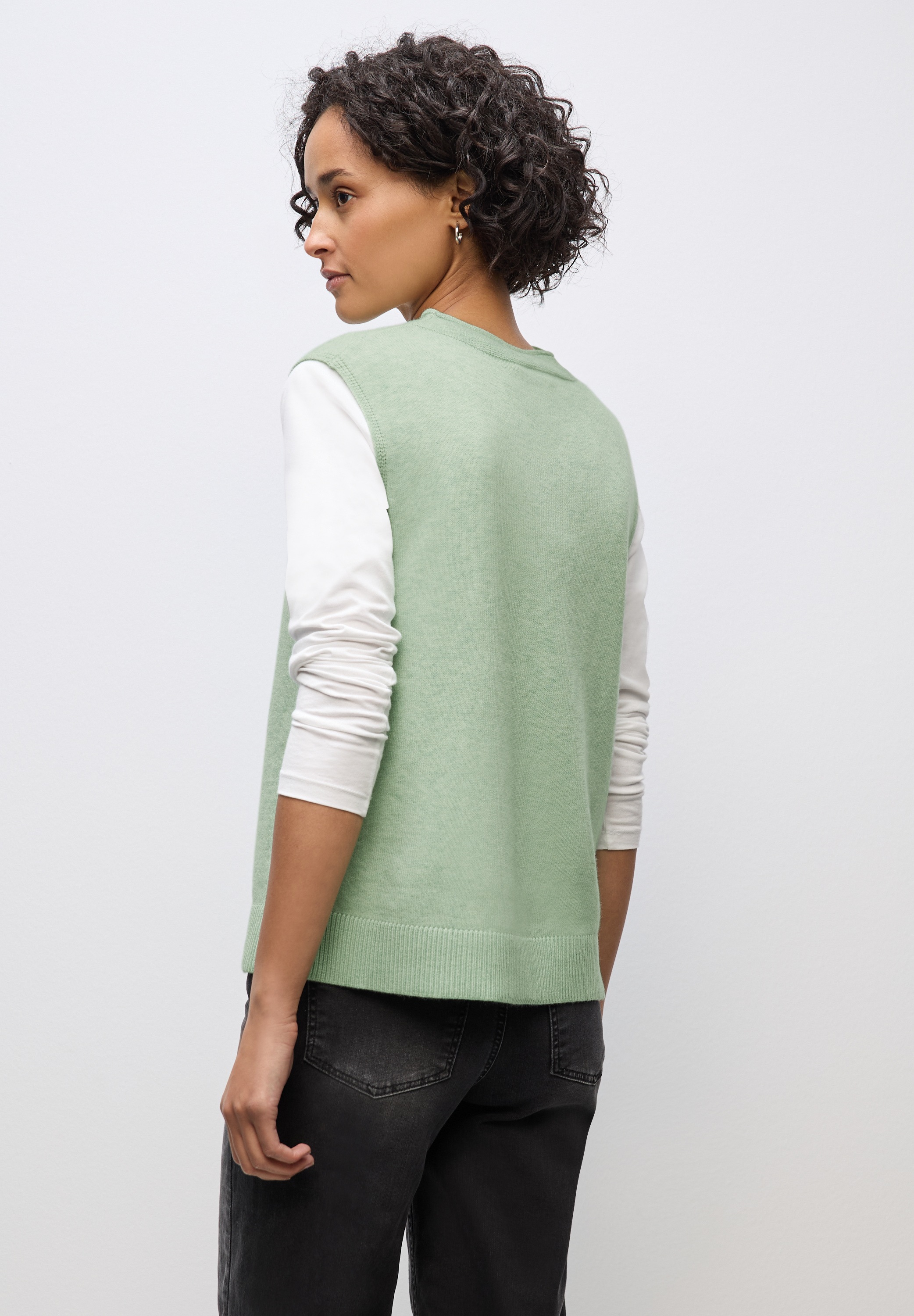 STREET ONE Pullunder, aus softem Materialmix günstig online kaufen